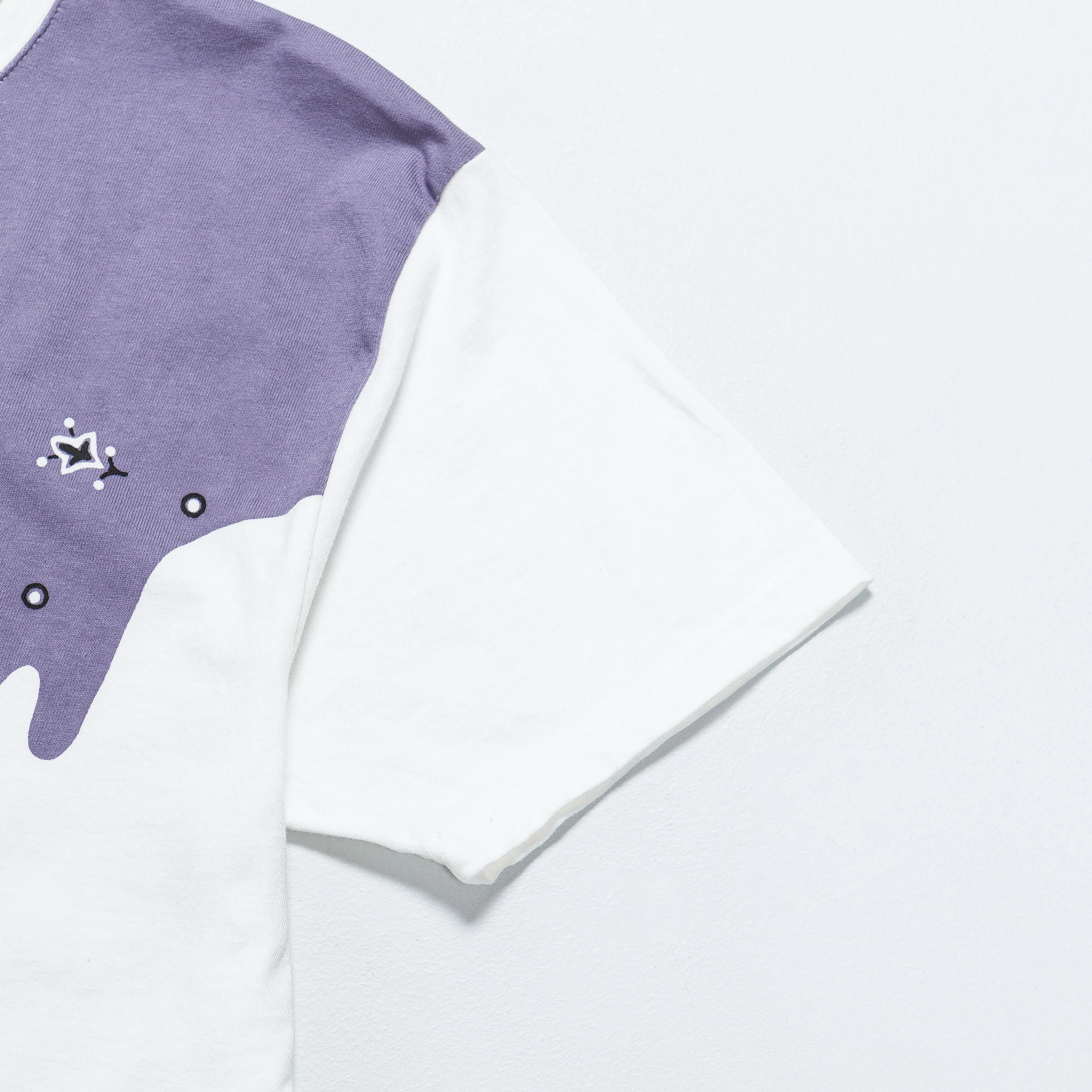Kapital Clothing 20/-Jersey Crew T-Shirt (TOROTORO Bandana) - Aubergine