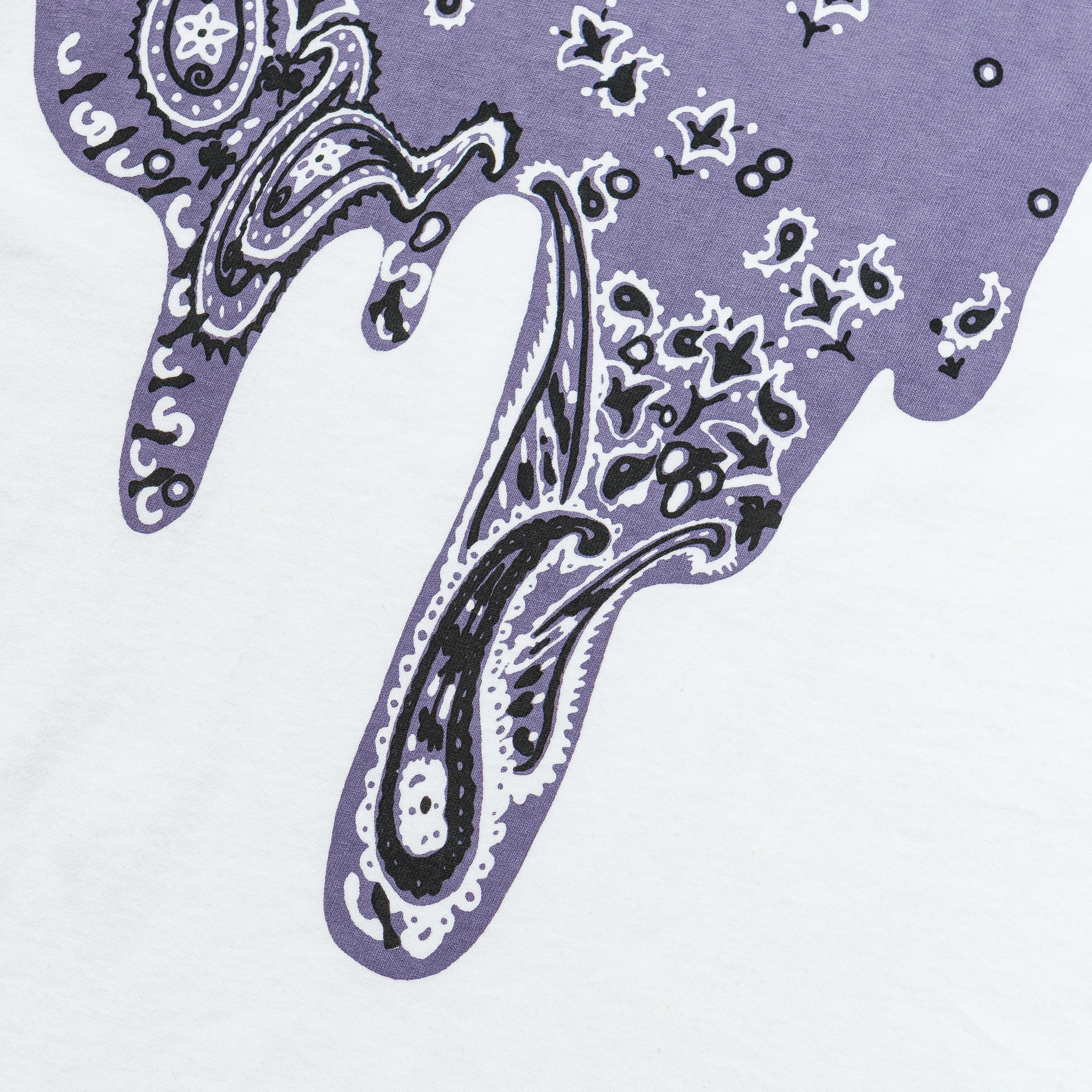 Kapital Clothing 20/-Jersey Crew T-Shirt (TOROTORO Bandana) - Aubergine