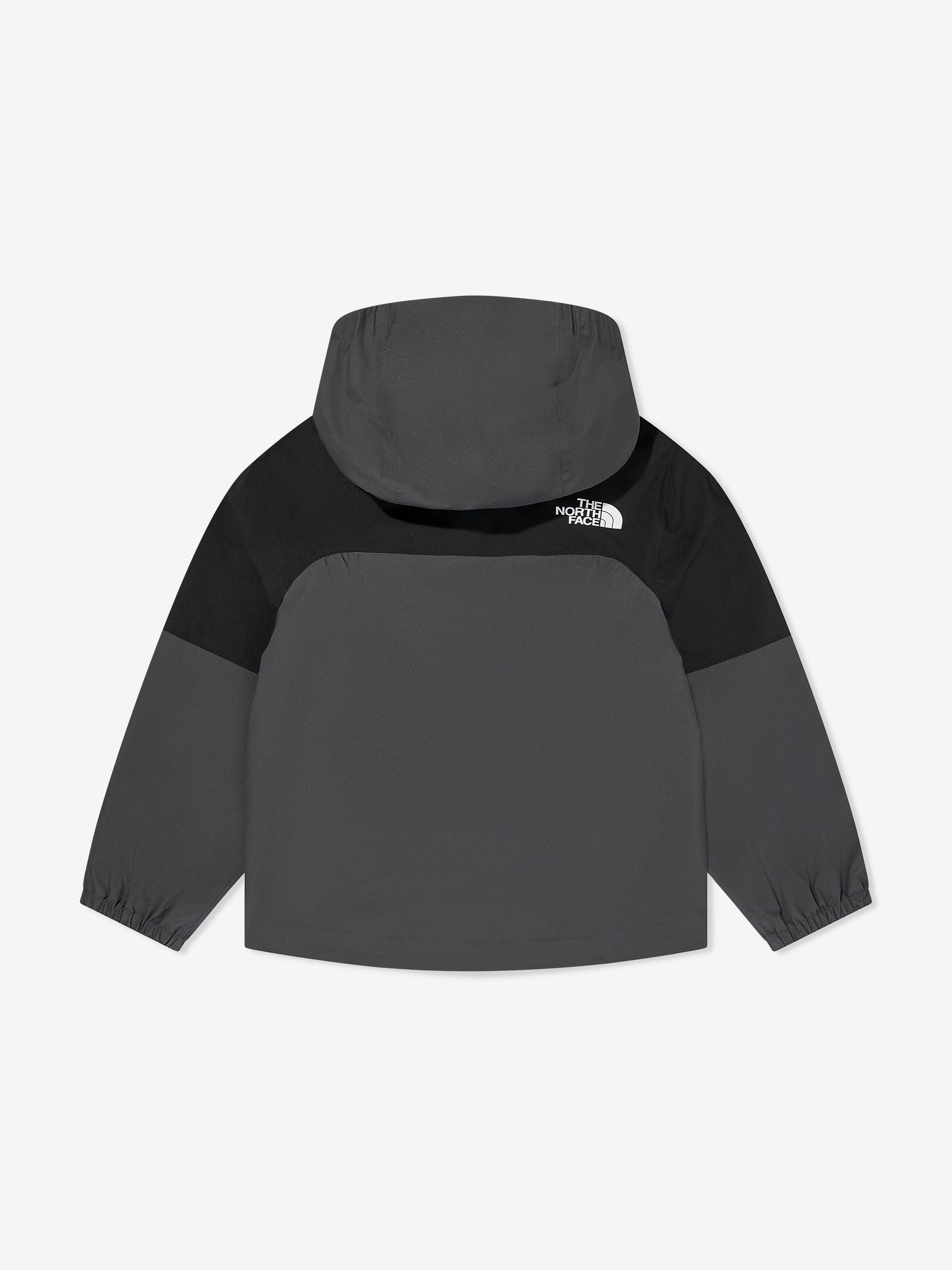 Kinder Wander Packbare Jacke in Schwarz