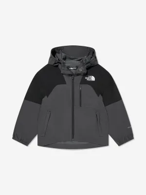 Kinder Wander Packbare Jacke in Schwarz