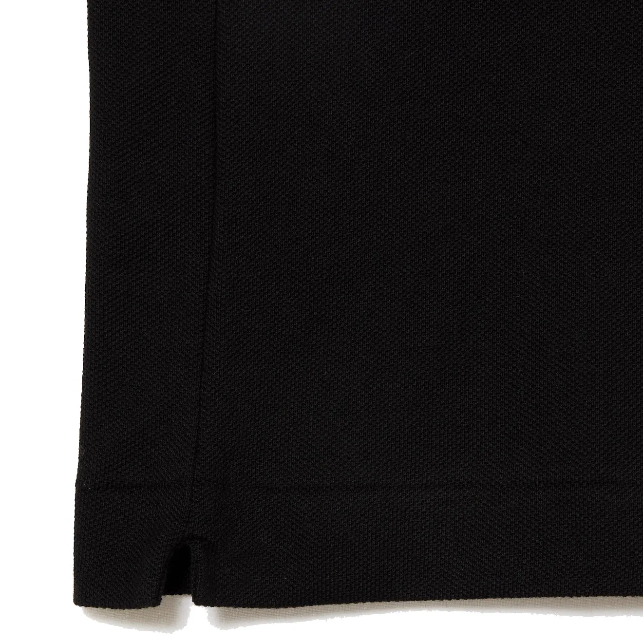 Lacoste Original S/S L.12.12 Petit Piqué Baumwoll-Polohemd Schwarz Lacoste Bekleidung