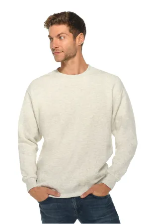 Lane Seven Herren Premium Crewneck Sweatshirt - Heather Oatmeal
