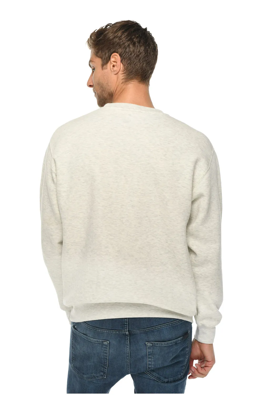 Lane Seven Herren Premium Crewneck Sweatshirt - Heather Oatmeal