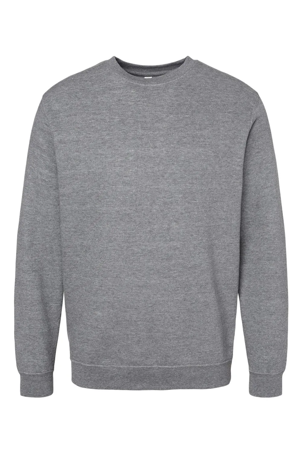 LAT Herren Premium-Fleece-Crewneck-Pullover - Heather Granitgrau