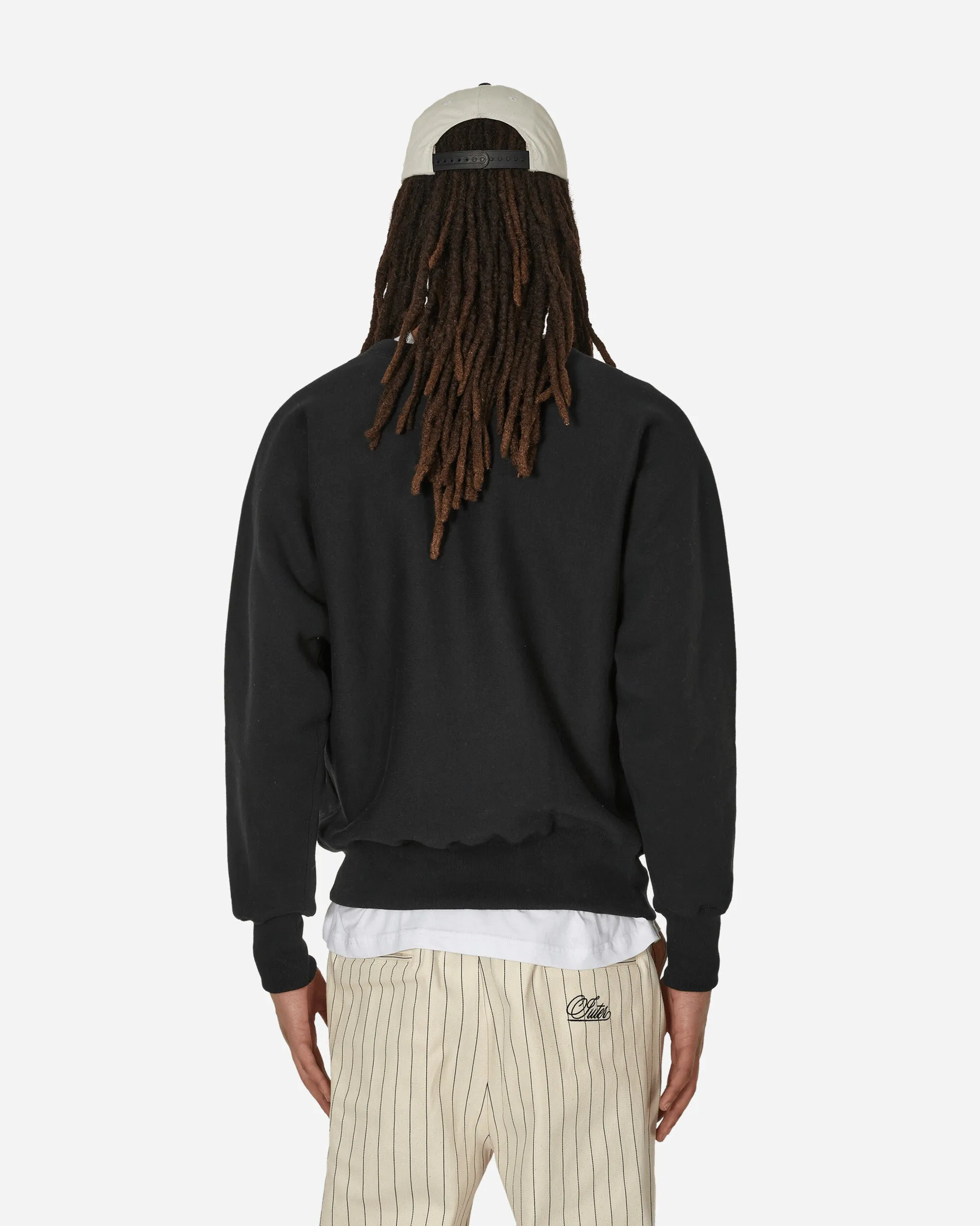 In Japan hergestellter Crewneck-Sweatshirt Neu in Ebony