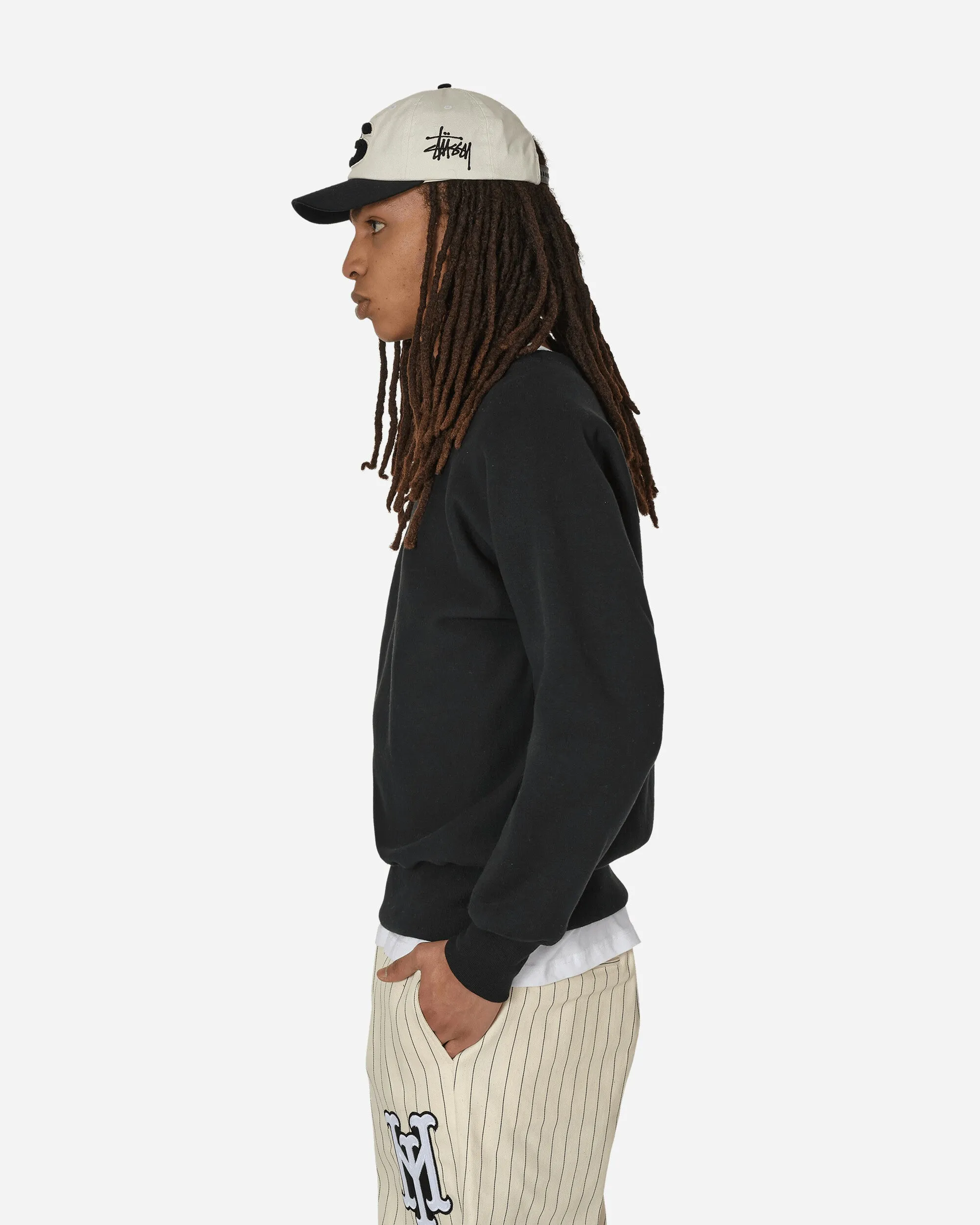 In Japan hergestellter Crewneck-Sweatshirt Neu in Ebony