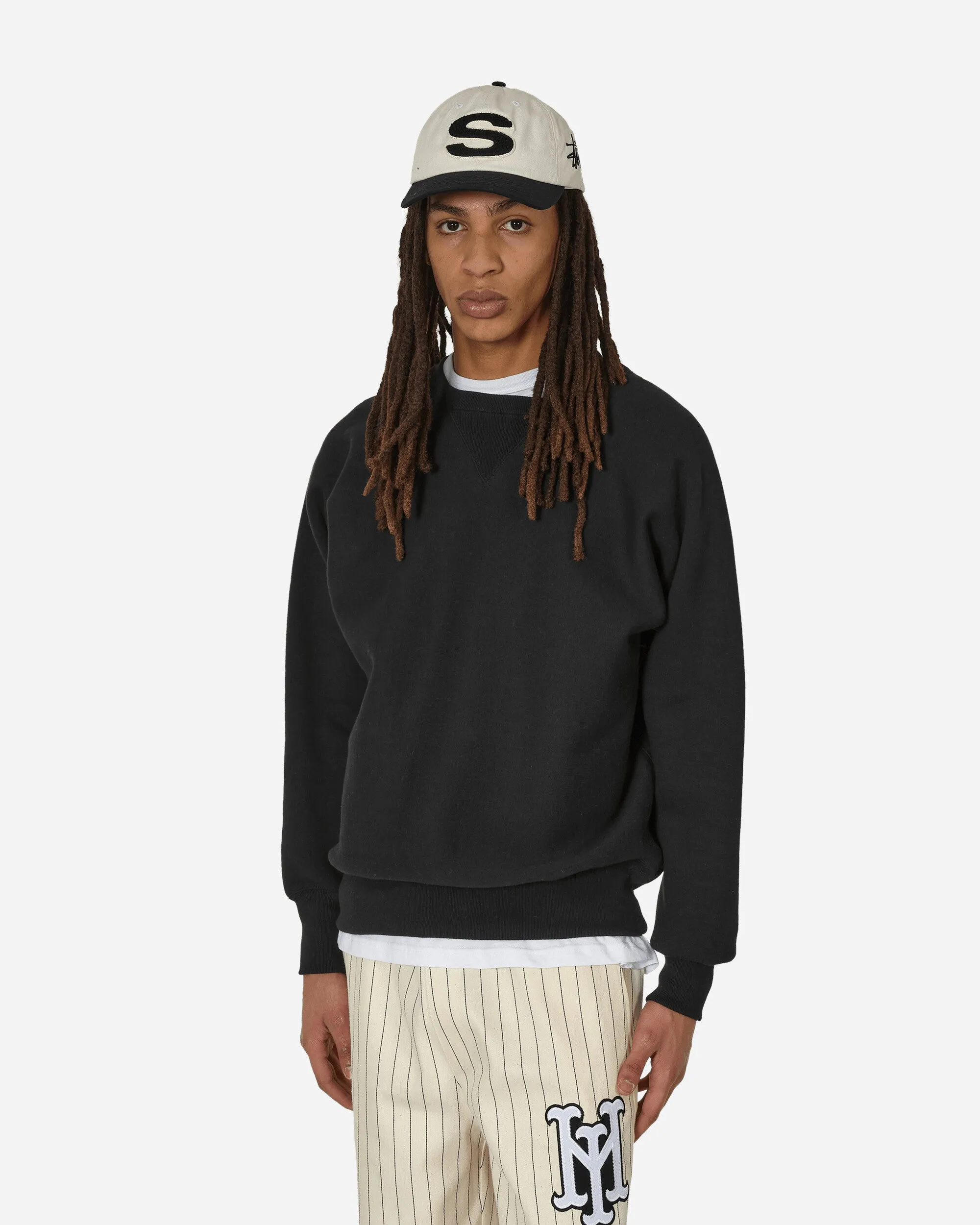 In Japan hergestellter Crewneck-Sweatshirt Neu in Ebony