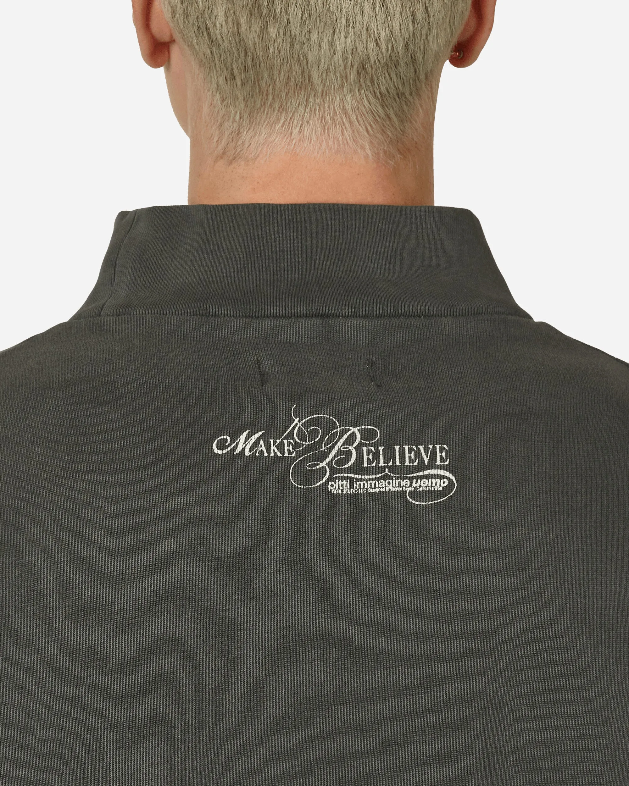 Make Believe Langarm T-Shirt Schwarz