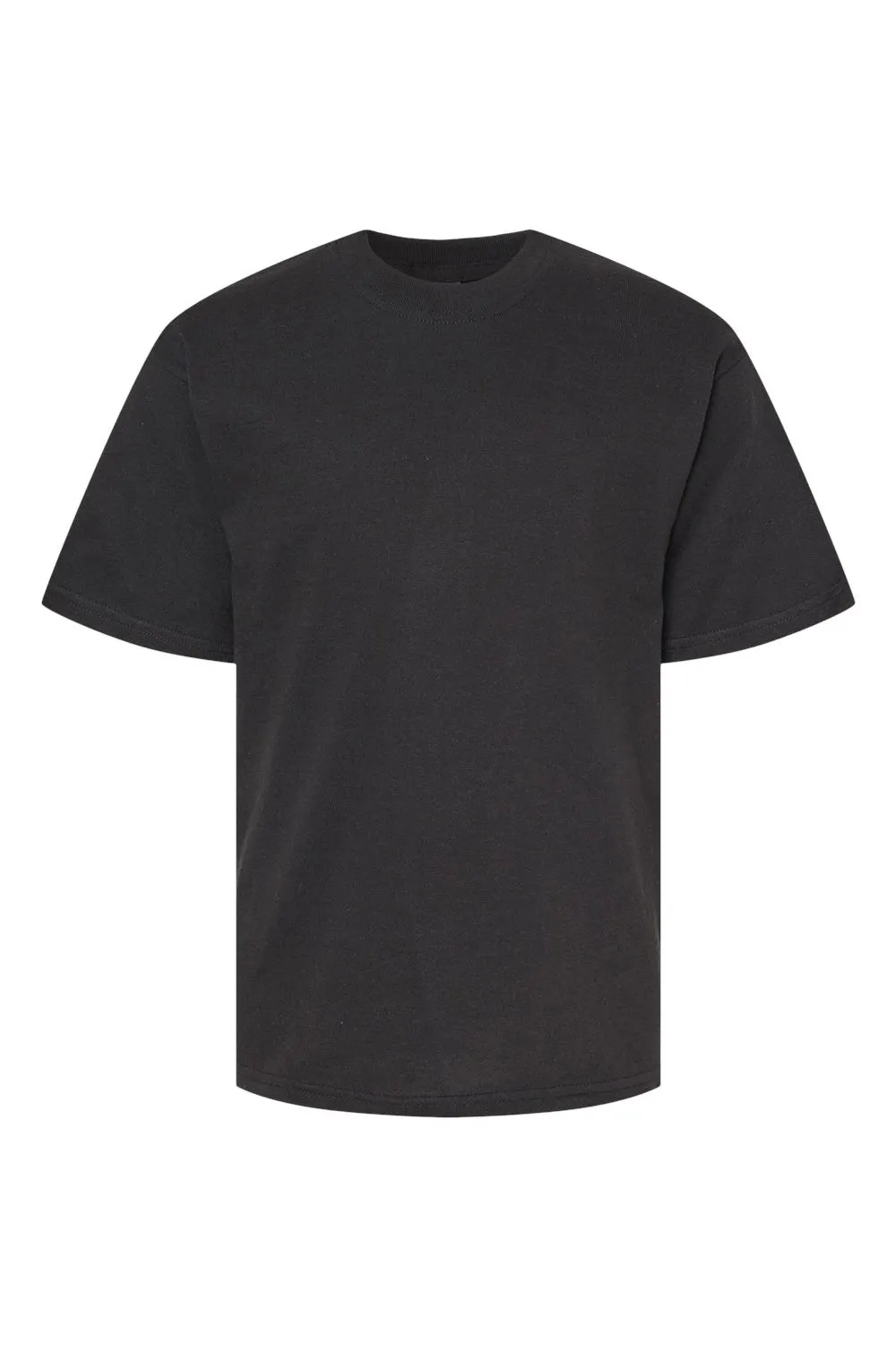 M&O Youth Gold Soft Touch Kurzarm Rundhals T-Shirt - Schwarz