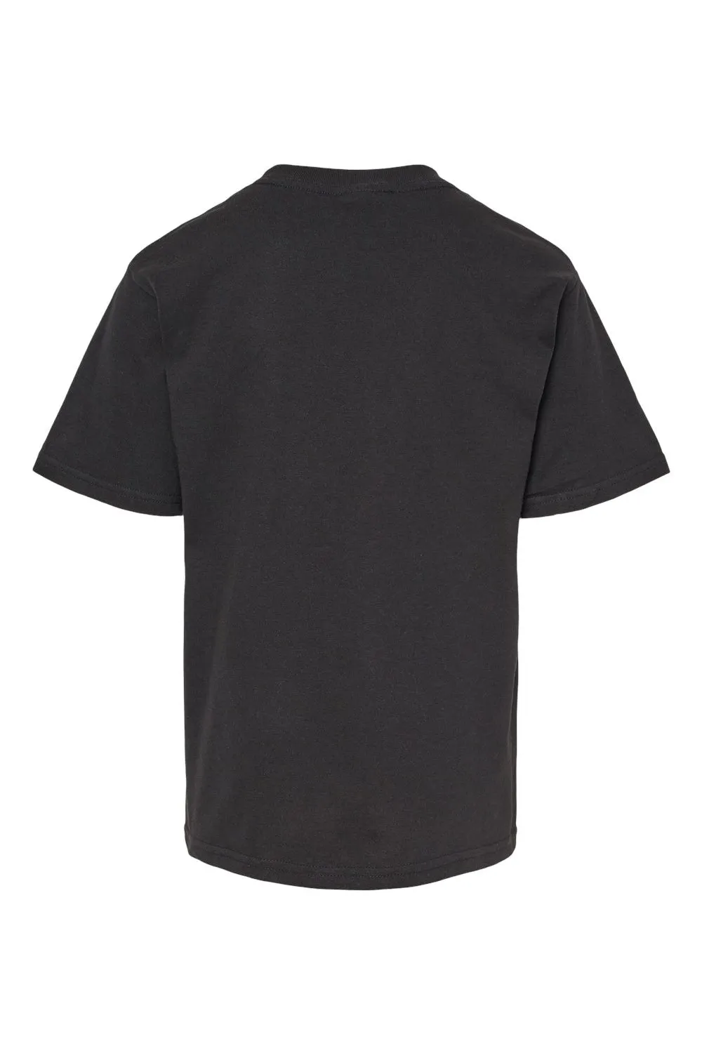 M&O Youth Gold Soft Touch Kurzarm Rundhals T-Shirt - Schwarz