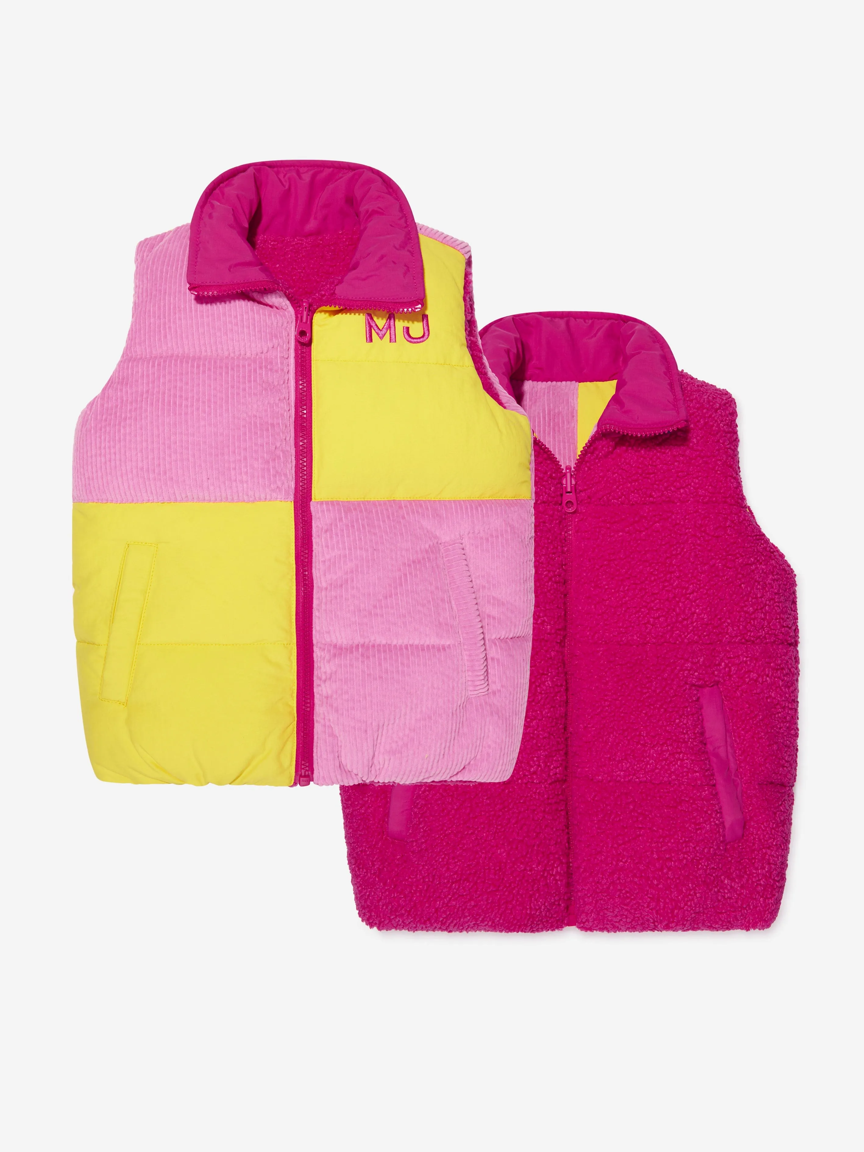 MARC JACOBS Girls Reversibles Puffer-Gilet in Mehrfarben