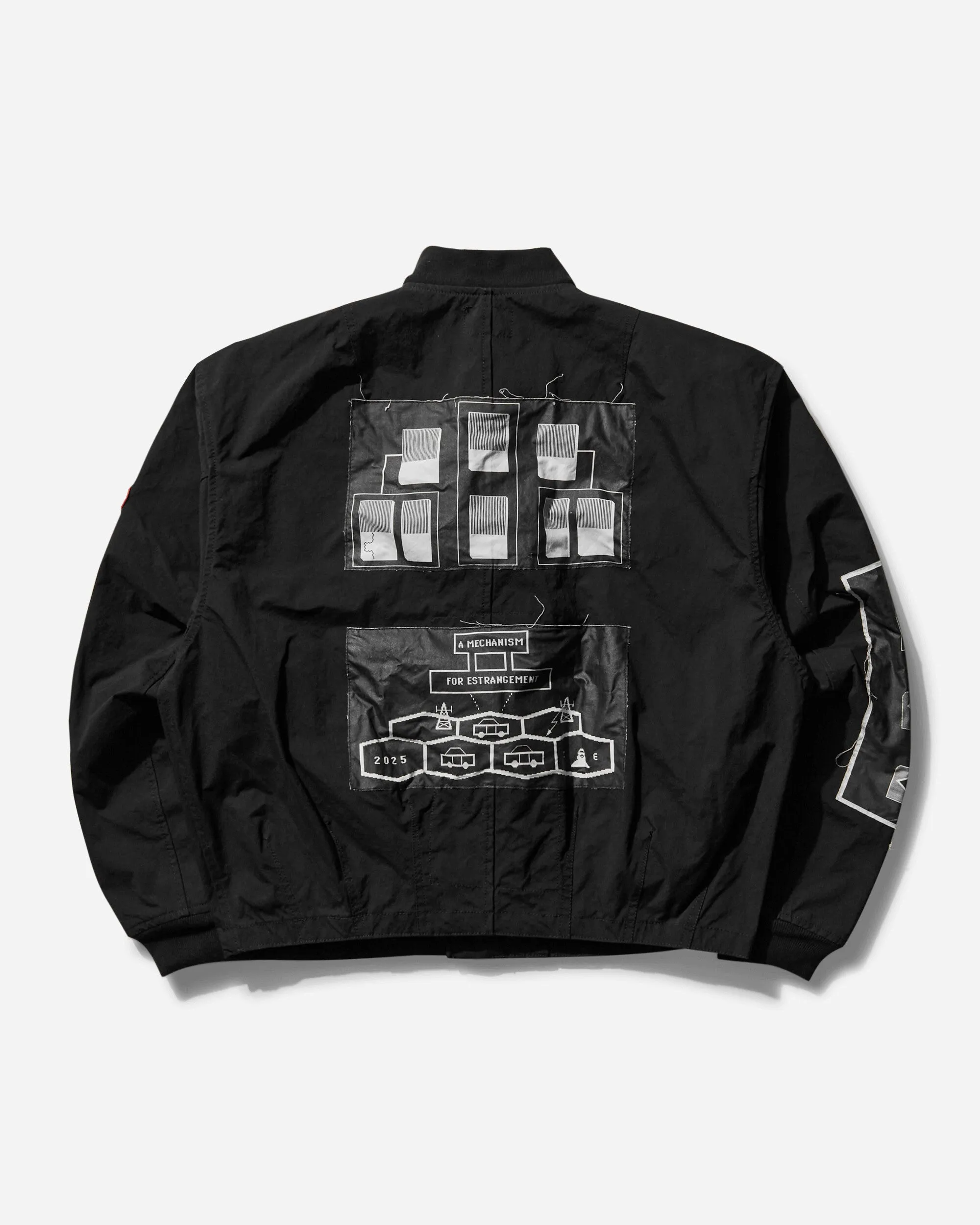 Herren Estrangement Reißverschlussjacke Schwarz