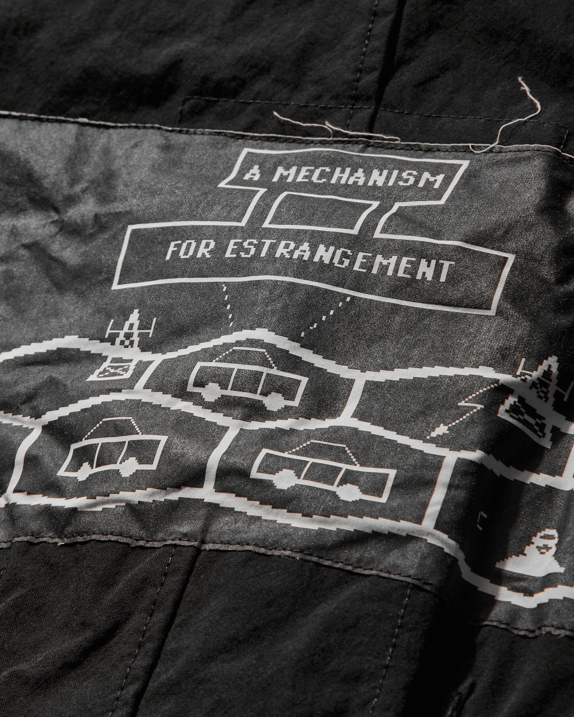 Herren Estrangement Reißverschlussjacke Schwarz