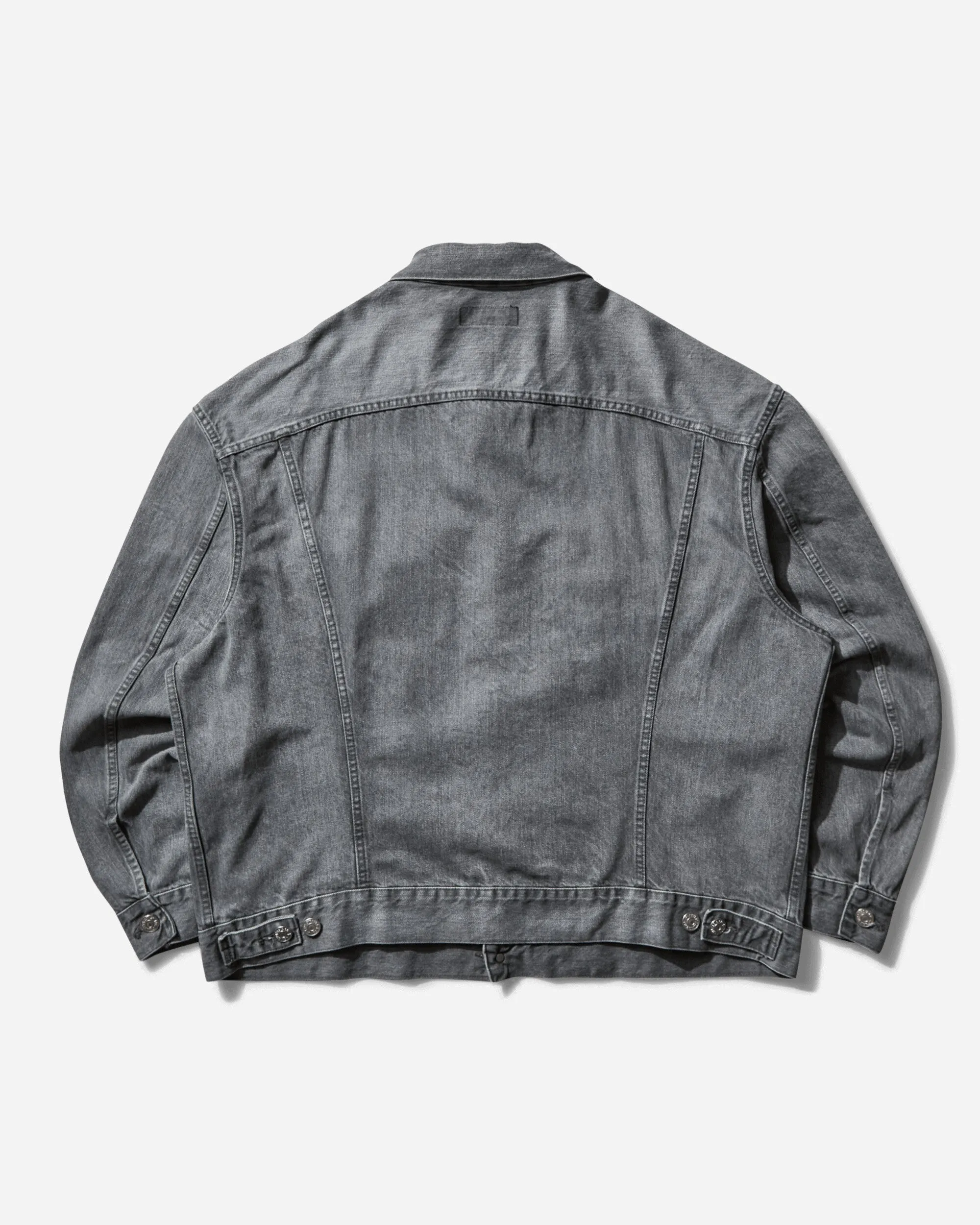 Herren Levi’s Selvedge Denim Trucker Jacket Grau