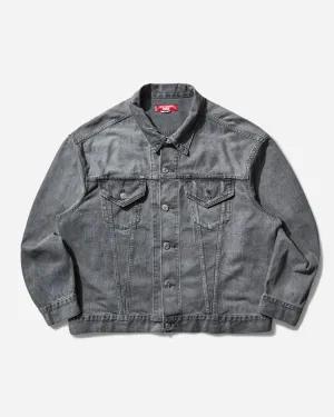 Herren Levi’s Selvedge Denim Trucker Jacket Grau