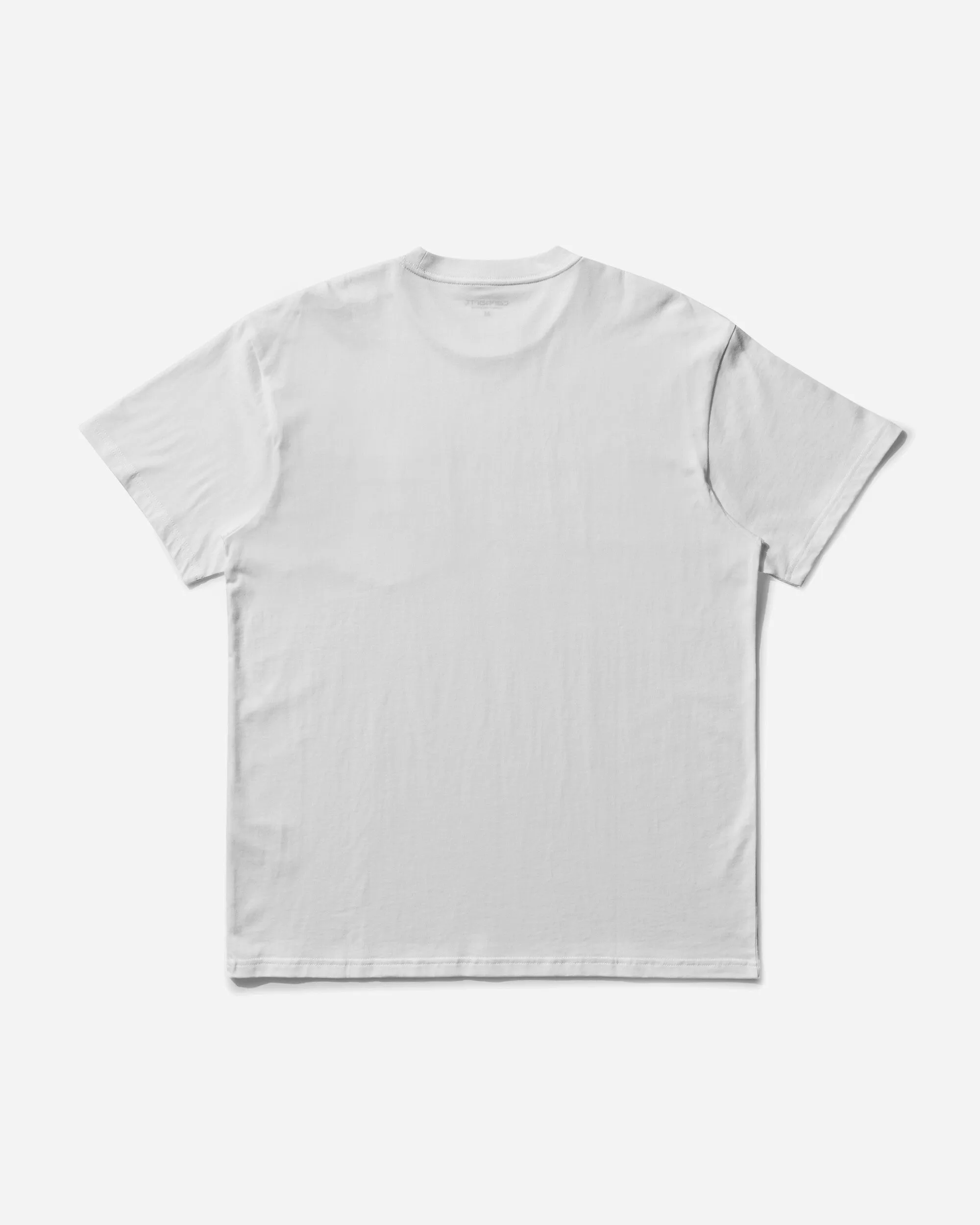 Herren T-Shirt mit Herz-Tasche Weiß