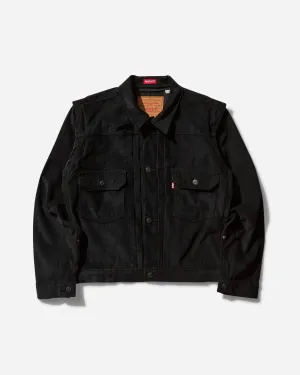Herren UNDERCOVER Pinnacle Type II Trucker Jacket Schwarz