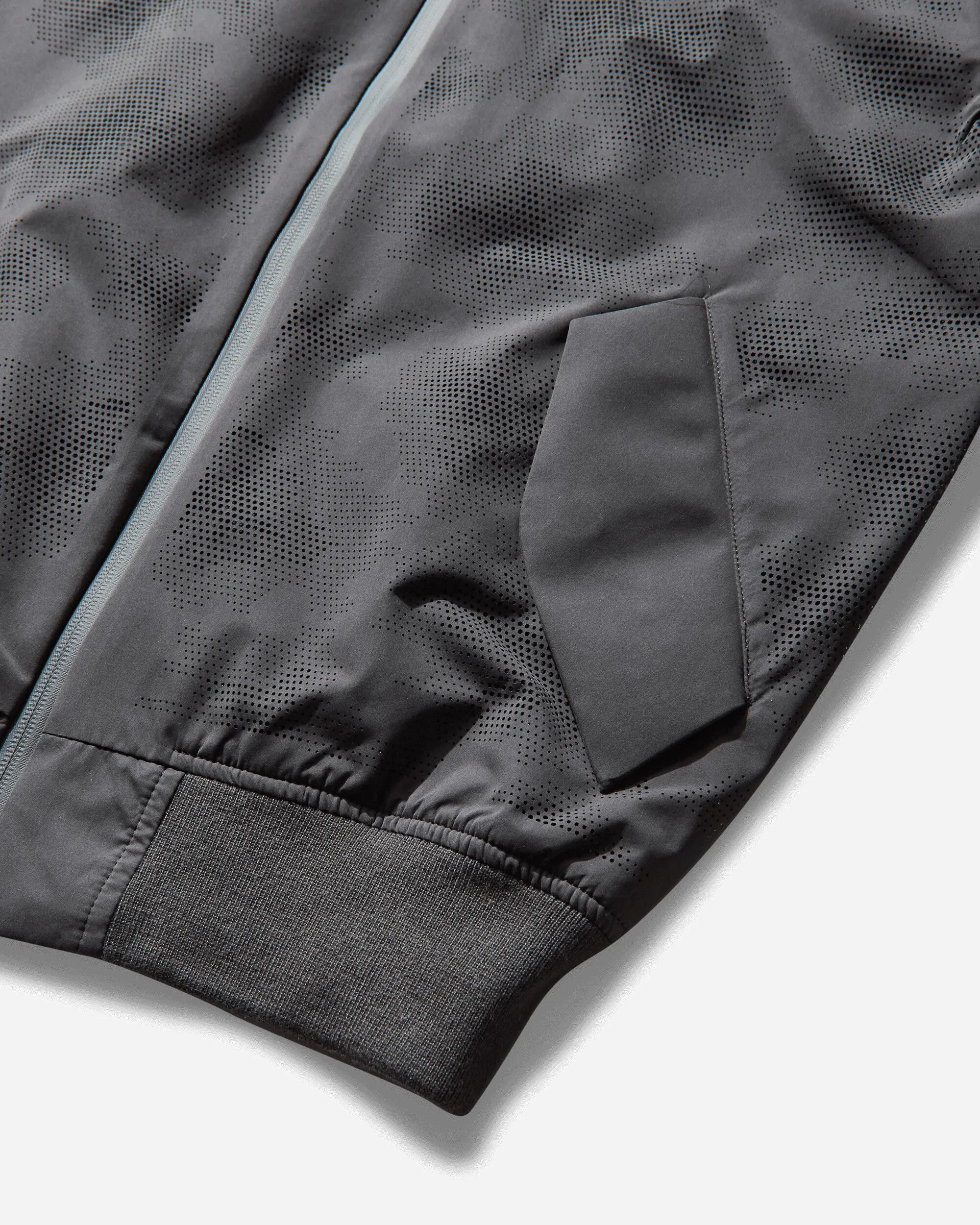 Herren UV L-2B Laser-Cut Flugjacke Anthrazit