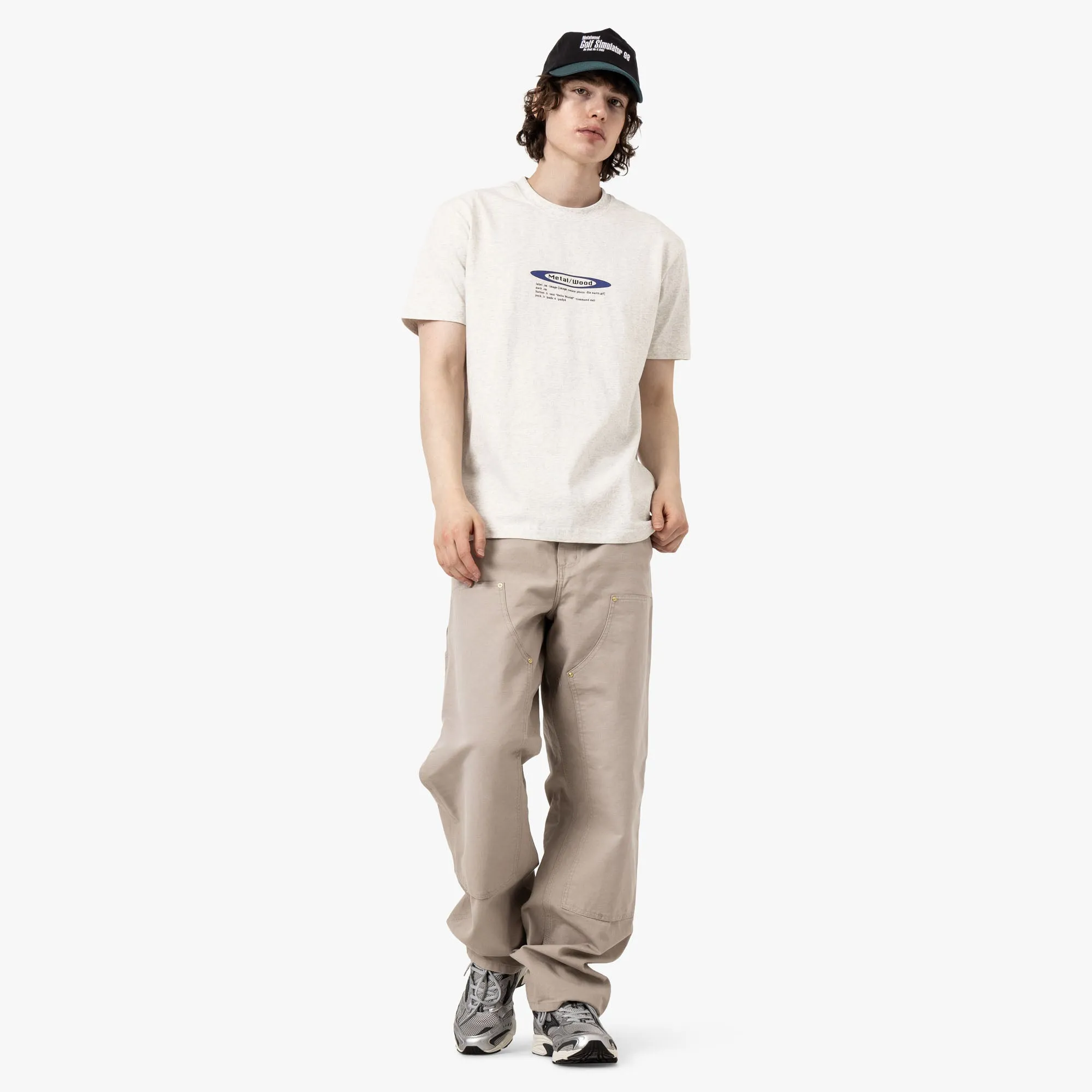 Metalwood Hello World T-Shirt Grau