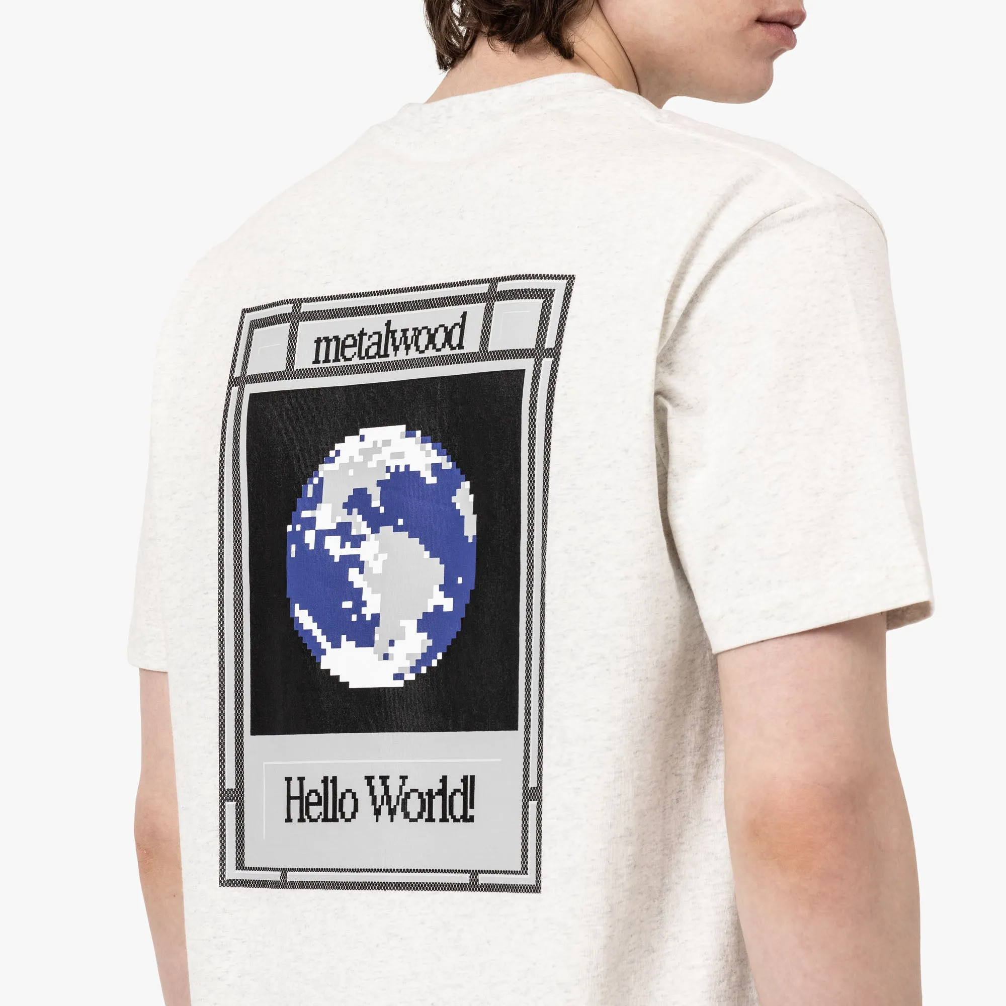 Metalwood Hello World T-Shirt Grau