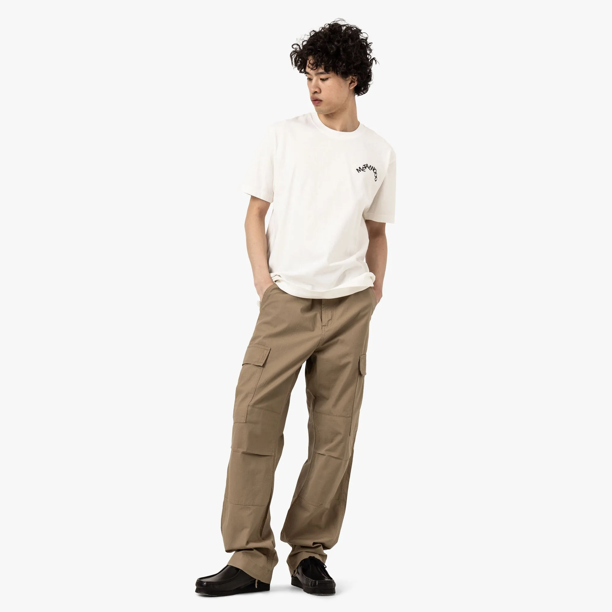 Metalwood Verwirrtes T-Shirt / Weiß