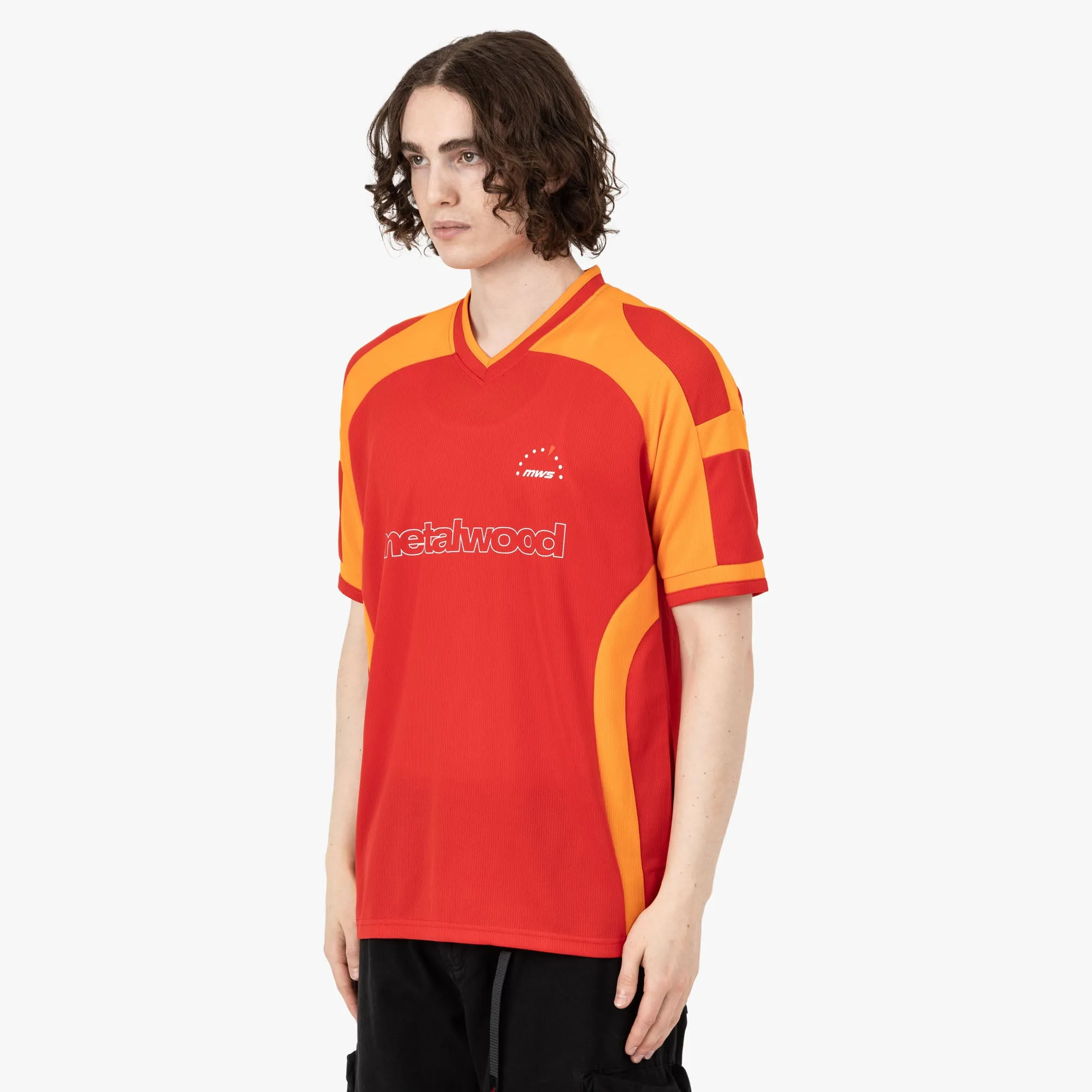 Metalwood Metallverkleidetes Trikot Rot / Orange
