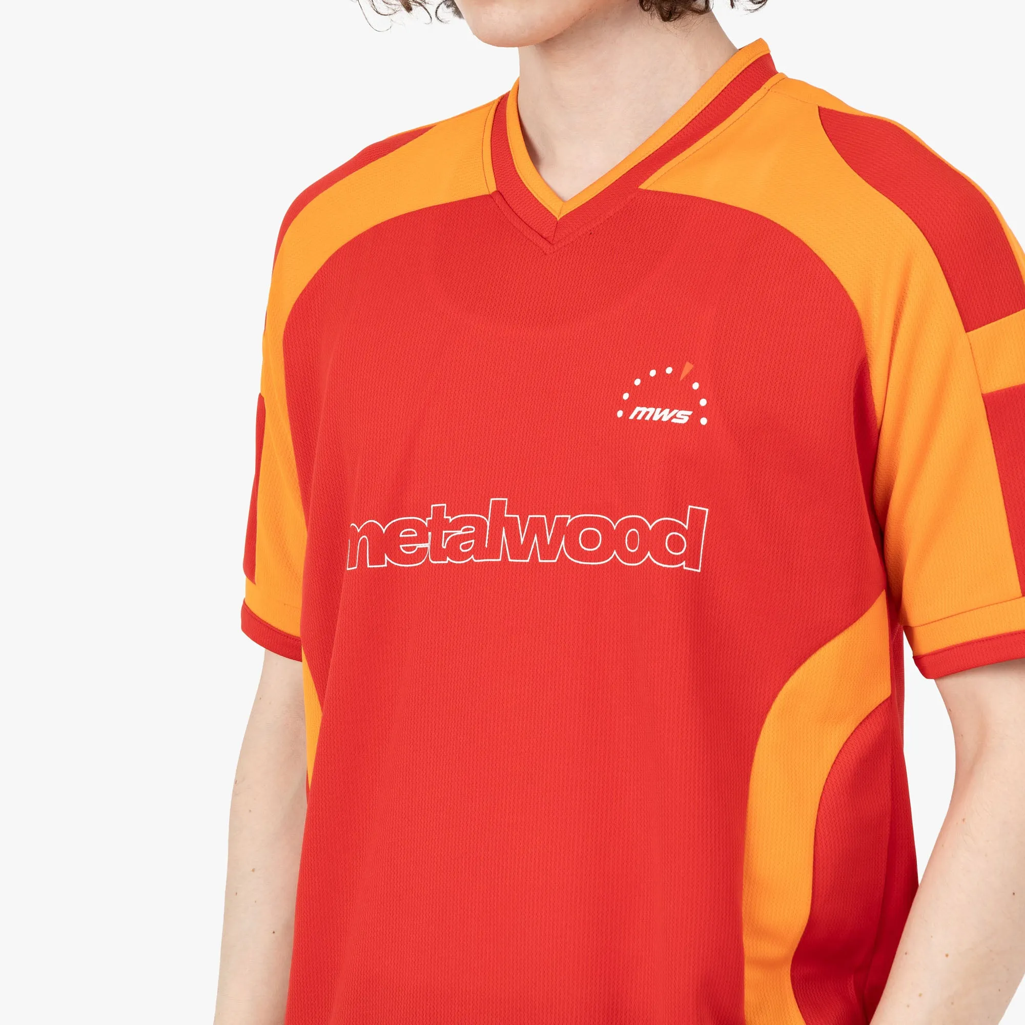 Metalwood Metallverkleidetes Trikot Rot / Orange