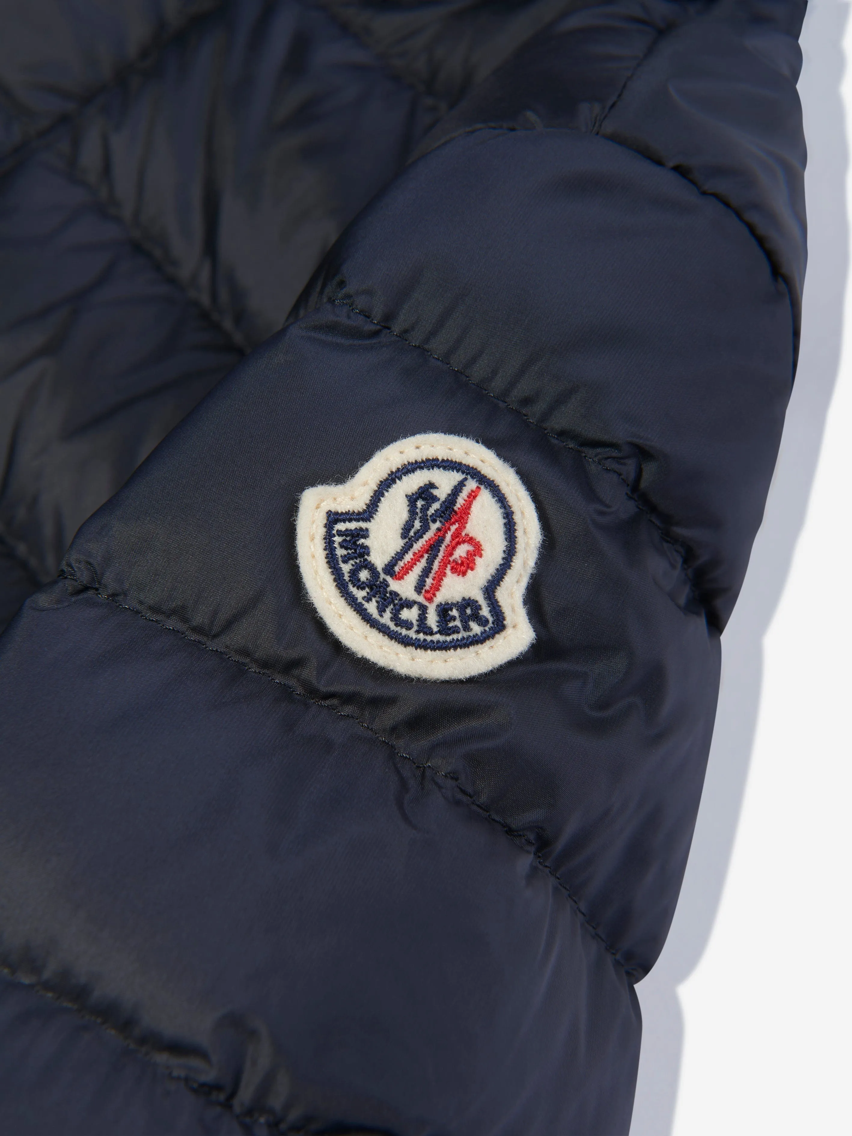 Moncler Enfant Baby Jungen Daunengefütterte Acorus Jacke in Marine