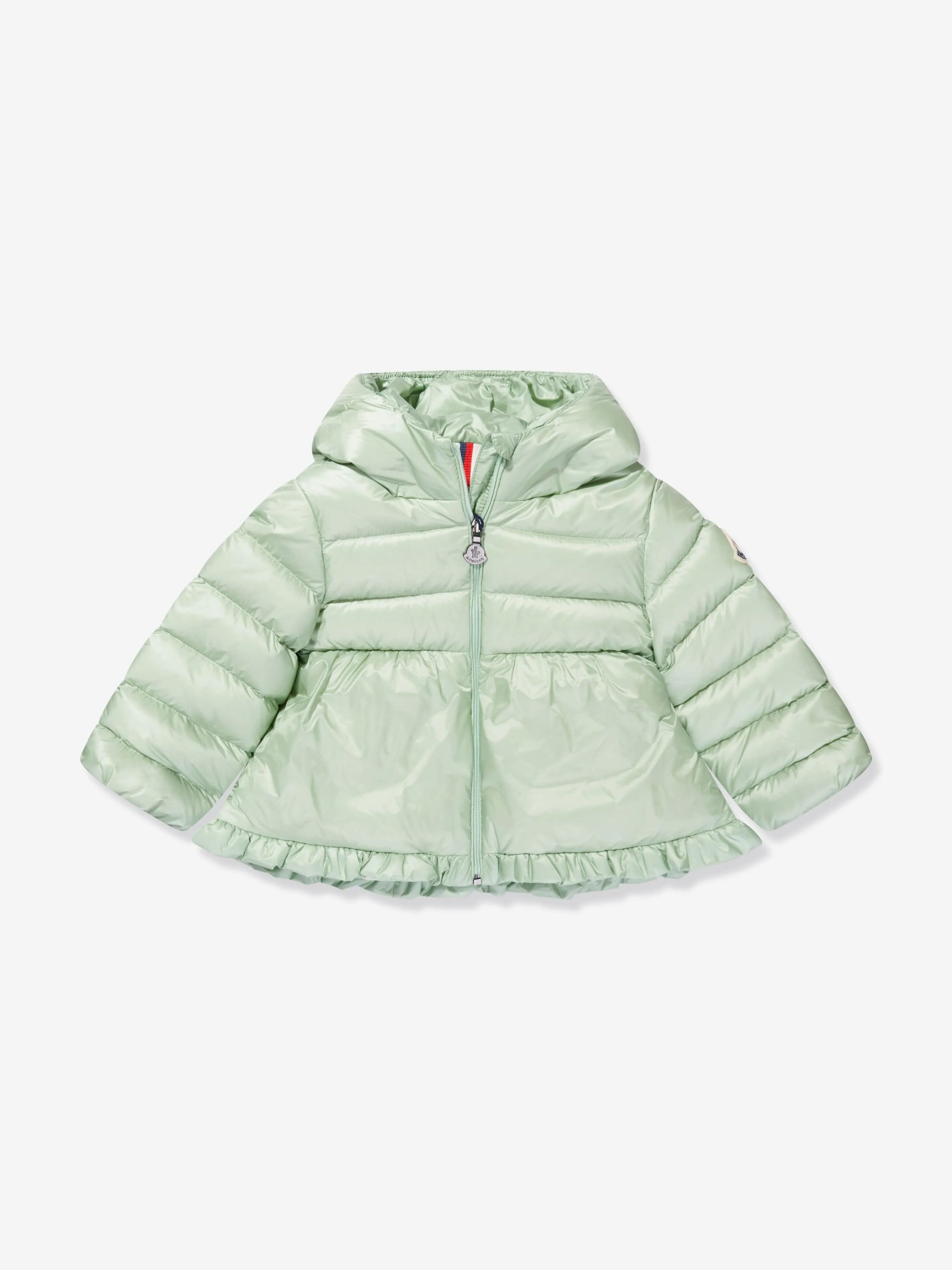 Moncler Enfant Baby Mädchen Daunengefütterte Odile Jacke in Grün