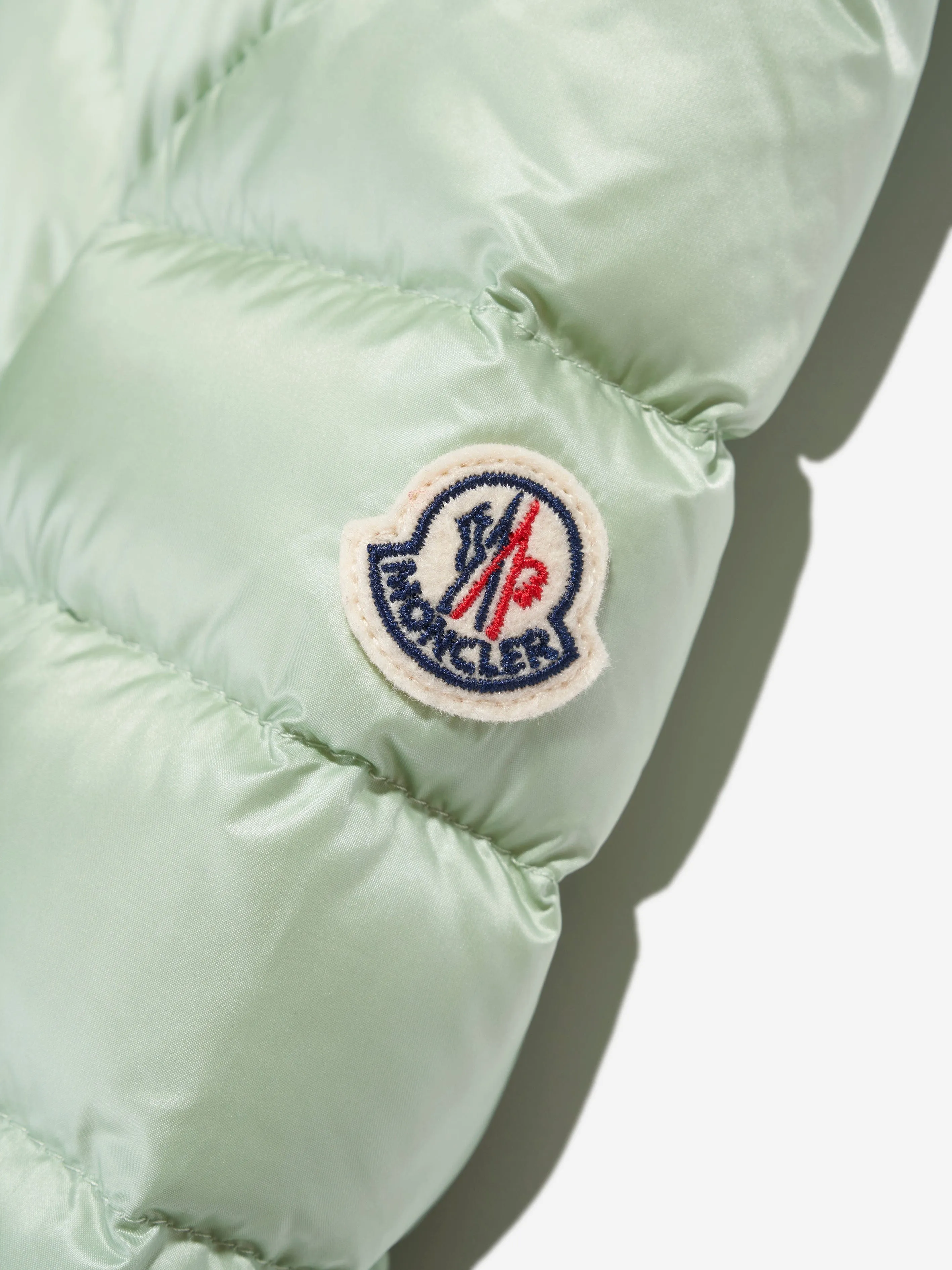 Moncler Enfant Baby Mädchen Daunengefütterte Odile Jacke in Grün