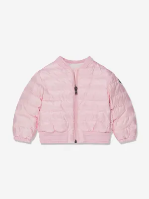 Moncler Enfant Baby Girls Daunengefütterte Ter Jacke in Rosa