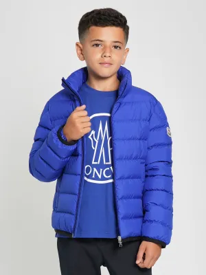 Moncler Enfant Jungen Daunengefütterte Baudinet Jacke in Blau