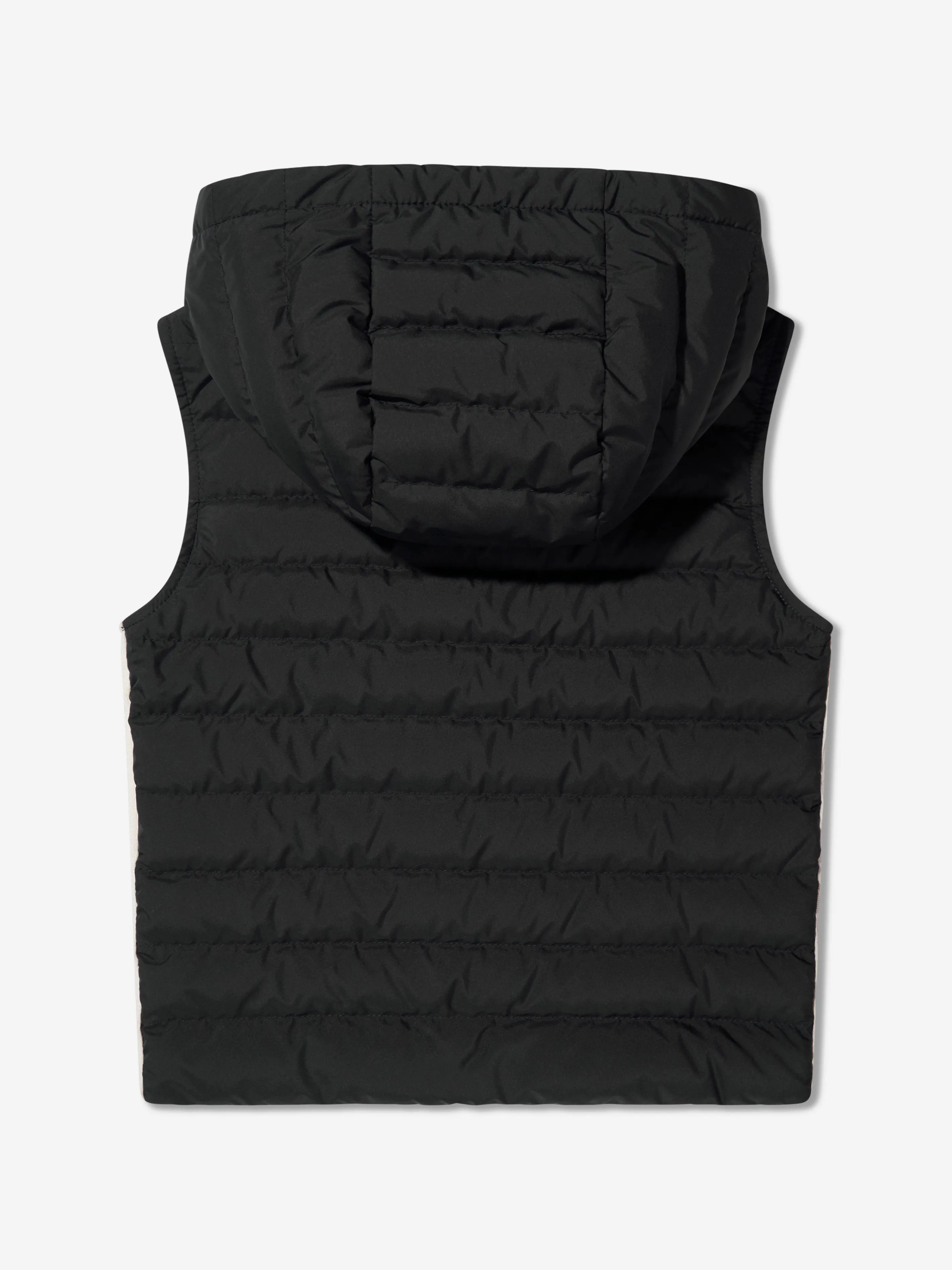 Moncler Enfant Jungen Daunengefütterte Kamaria Weste in Schwarz