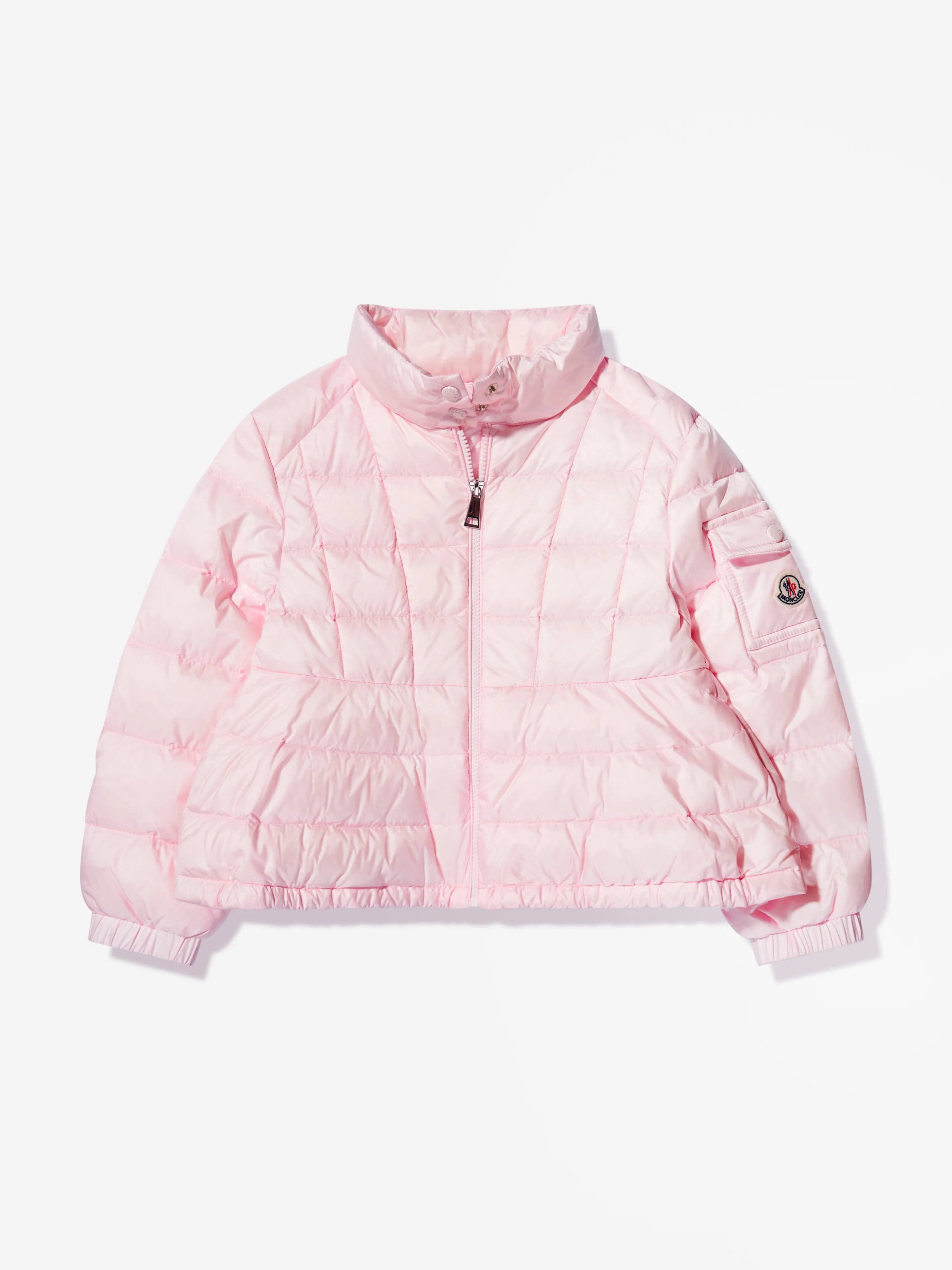 Moncler Enfant Mädchen Daunengefütterte Aminia Jacke in Rosa