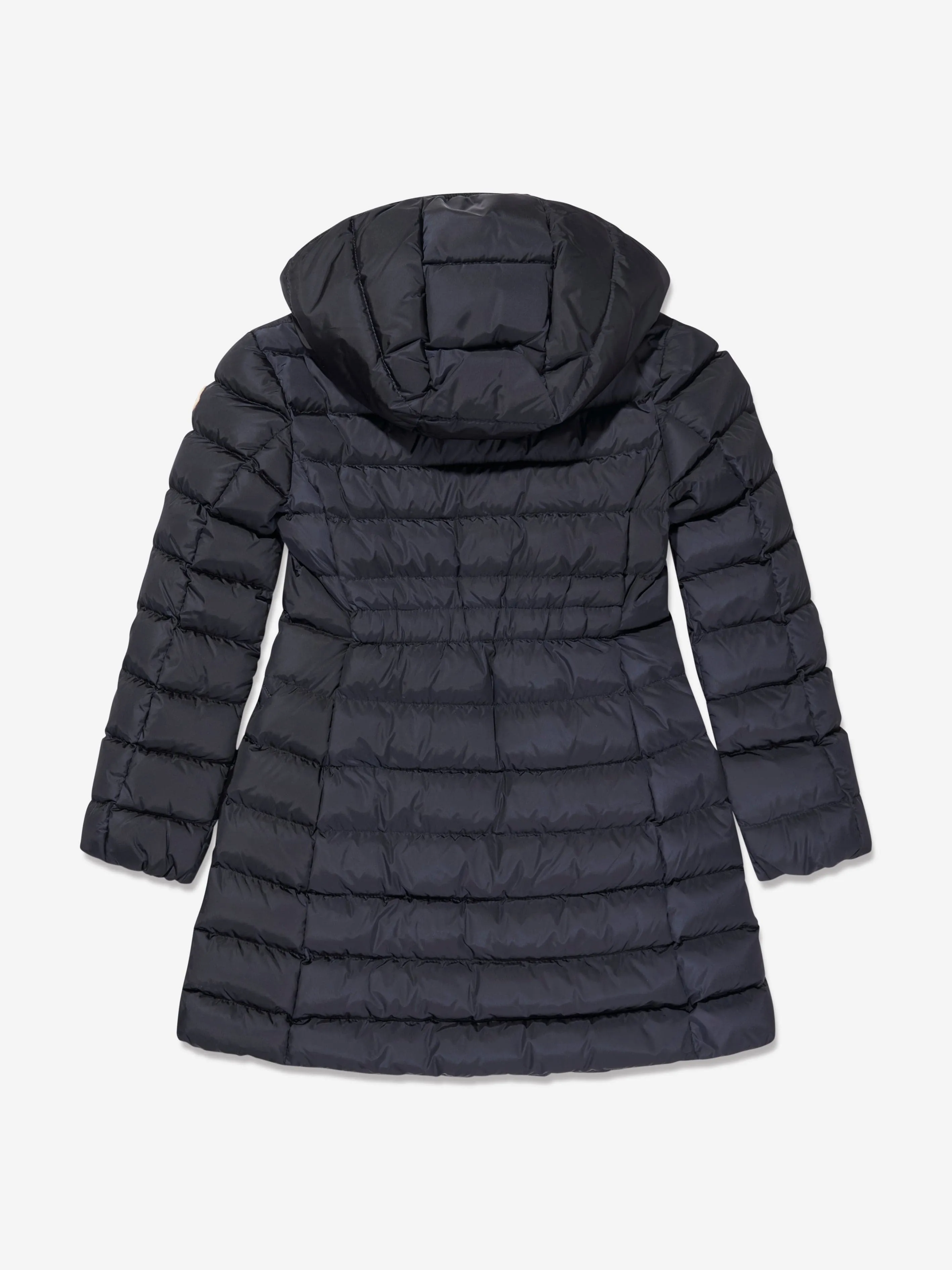 Moncler Enfant Mädchen Daunengefütterter Charpal Langer Mantel in Marine
