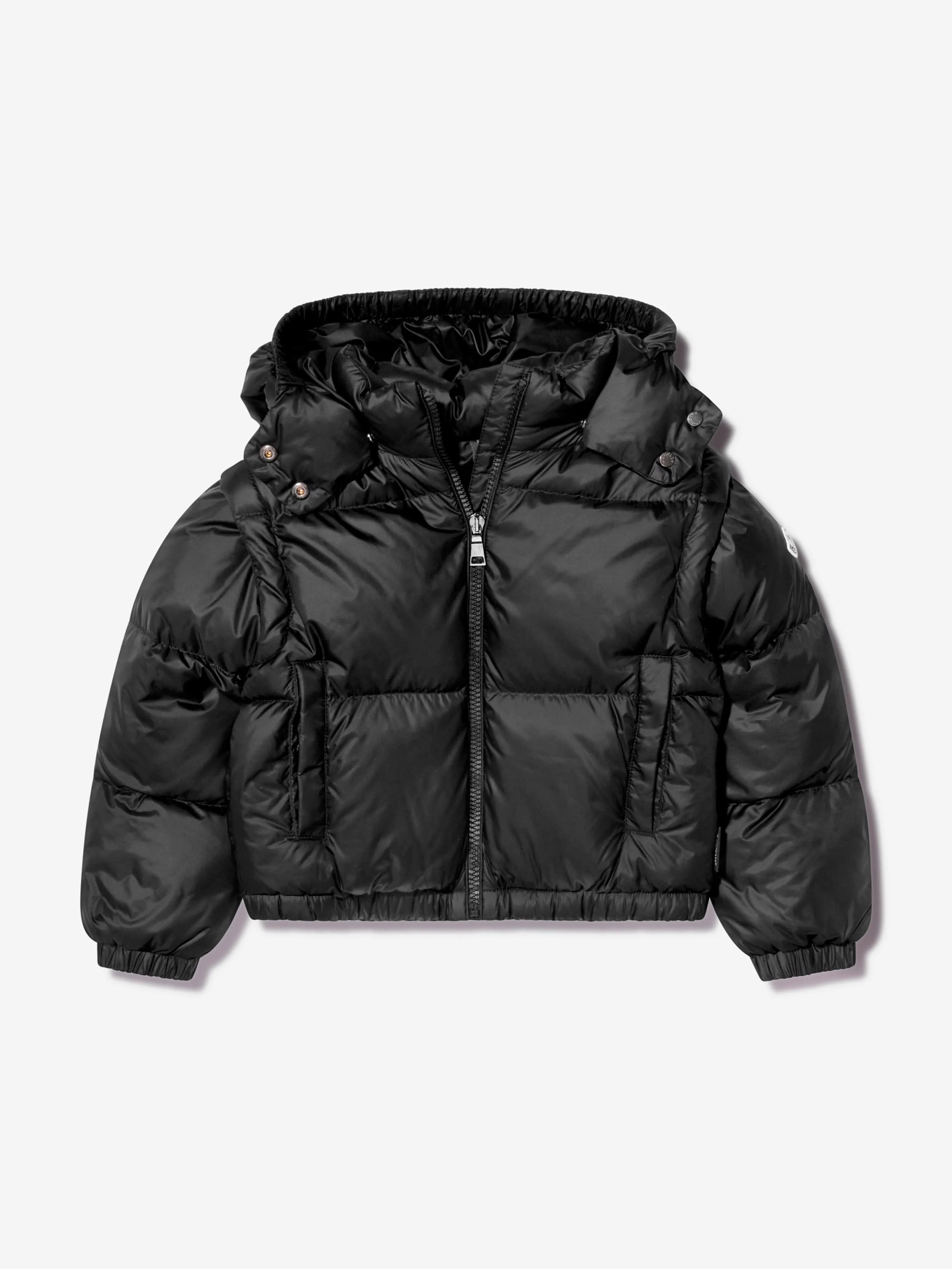 Moncler Enfant Mädchen Daunengefütterte Vanya Jacke in Schwarz