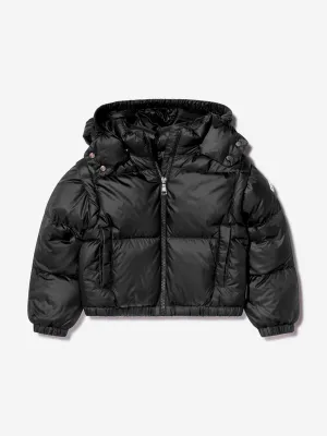 Moncler Enfant Mädchen Daunengefütterte Vanya Jacke in Schwarz