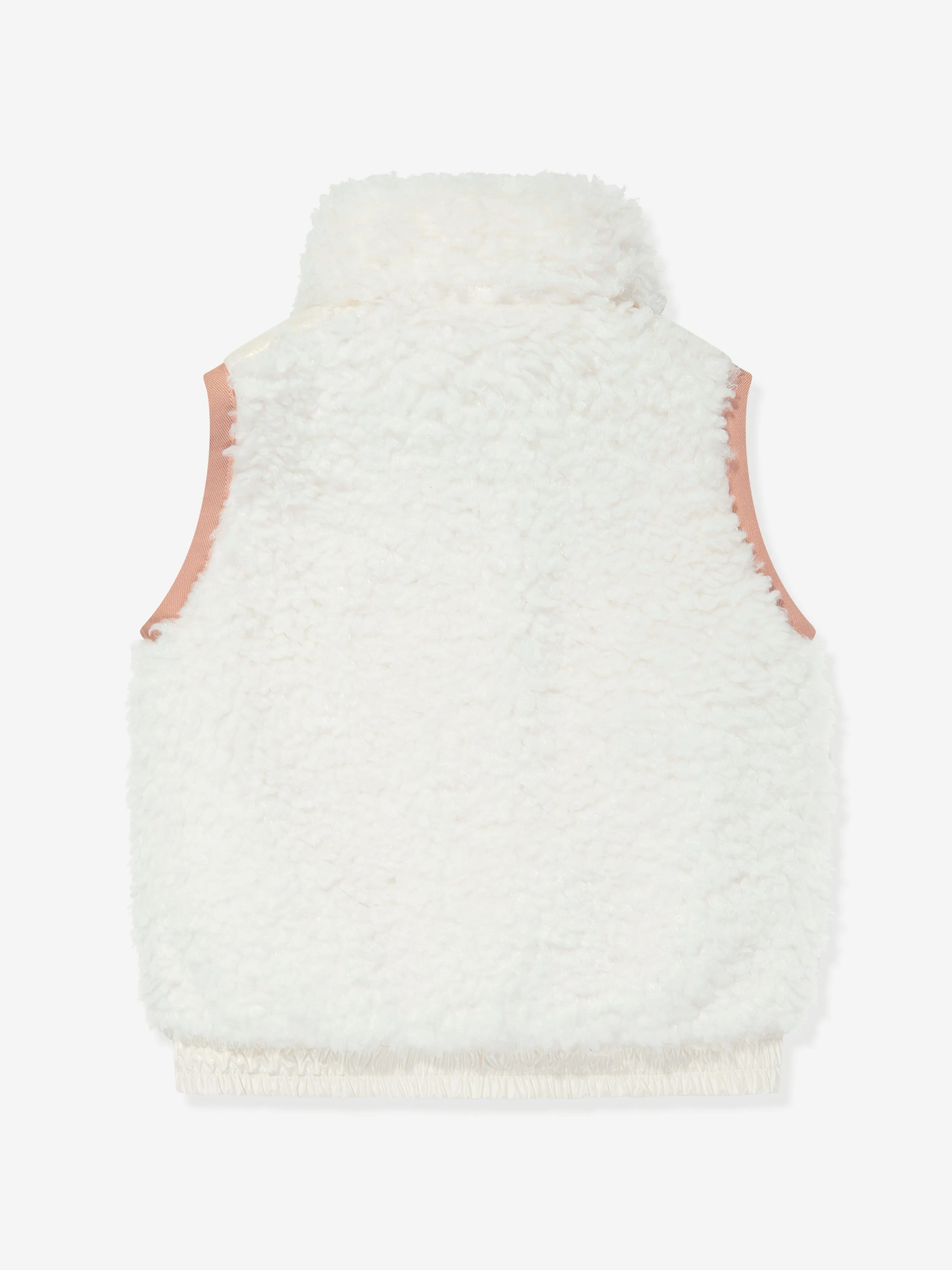 Moncler Enfant Mädchen Grenoble Daunengefüttertes Gilet in Elfenbein