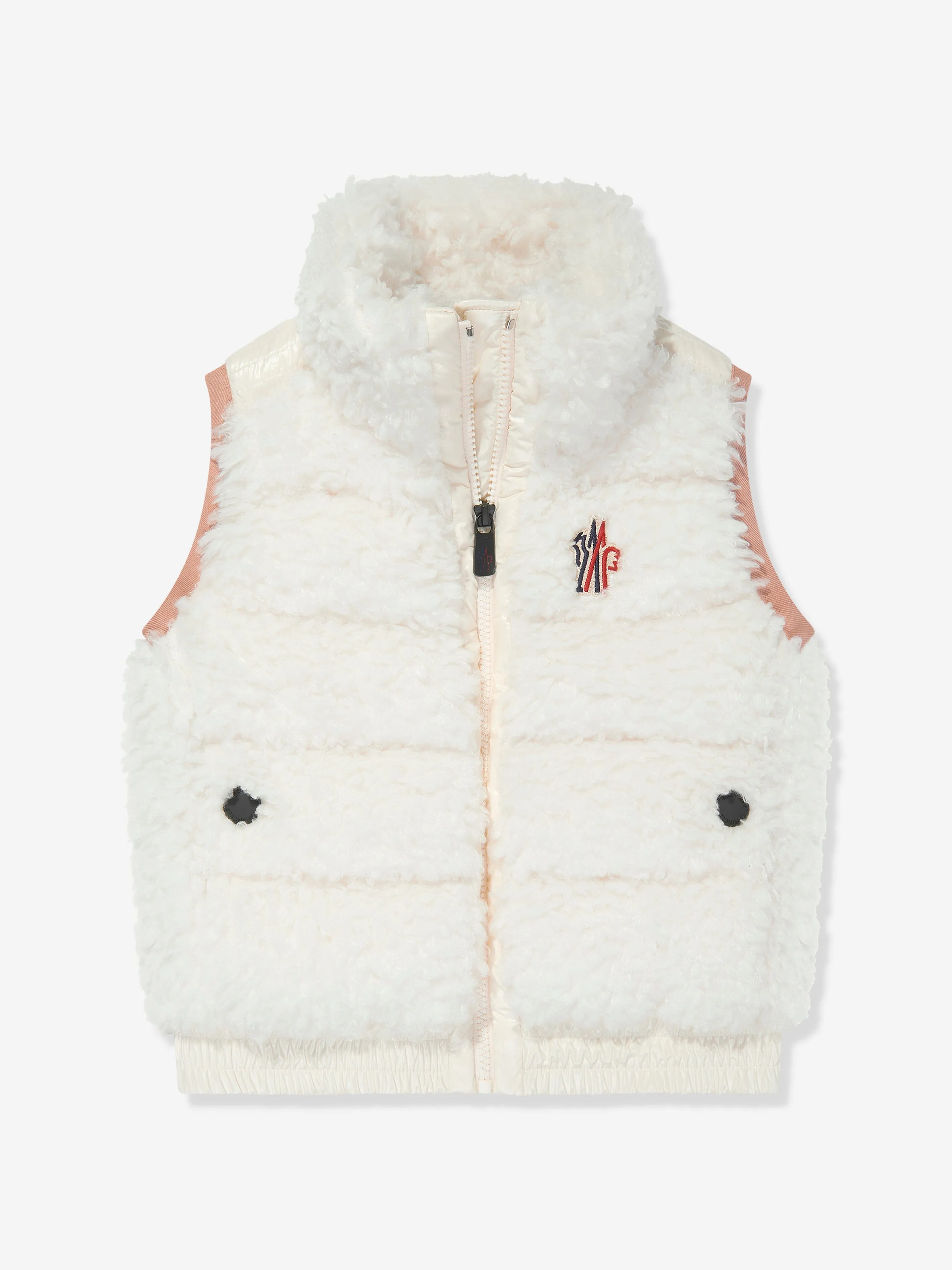 Moncler Enfant Mädchen Grenoble Daunengefüttertes Gilet in Elfenbein