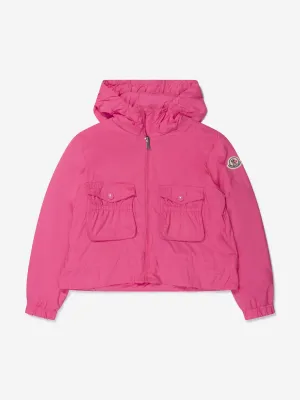 Moncler Enfant Mädchen Kapuzen-Fedat-Jacke