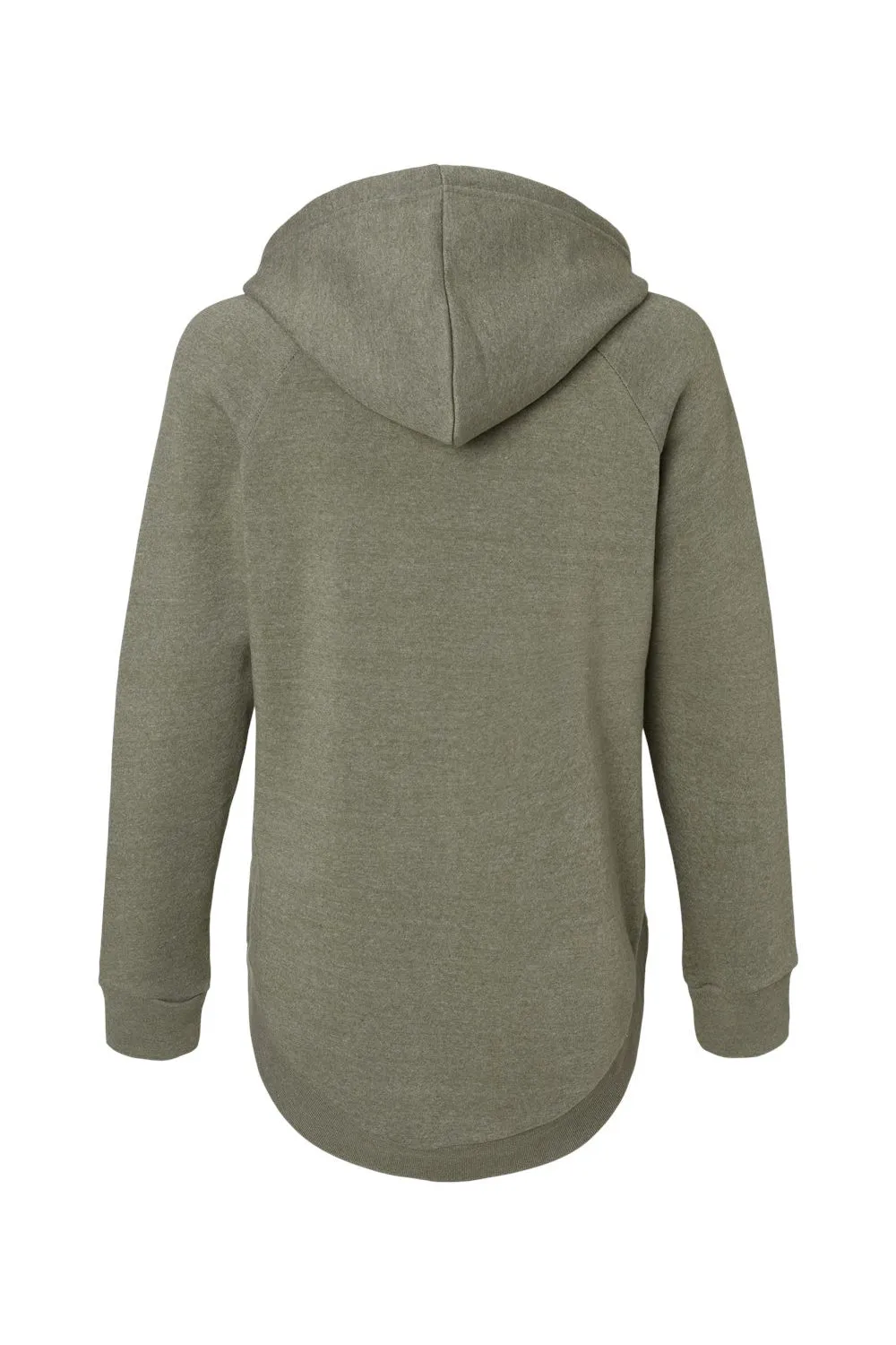 MV Sport Damen Jordan Angel Fleece Kapuzenpullover Hoodie - Staubiges Olivgrün