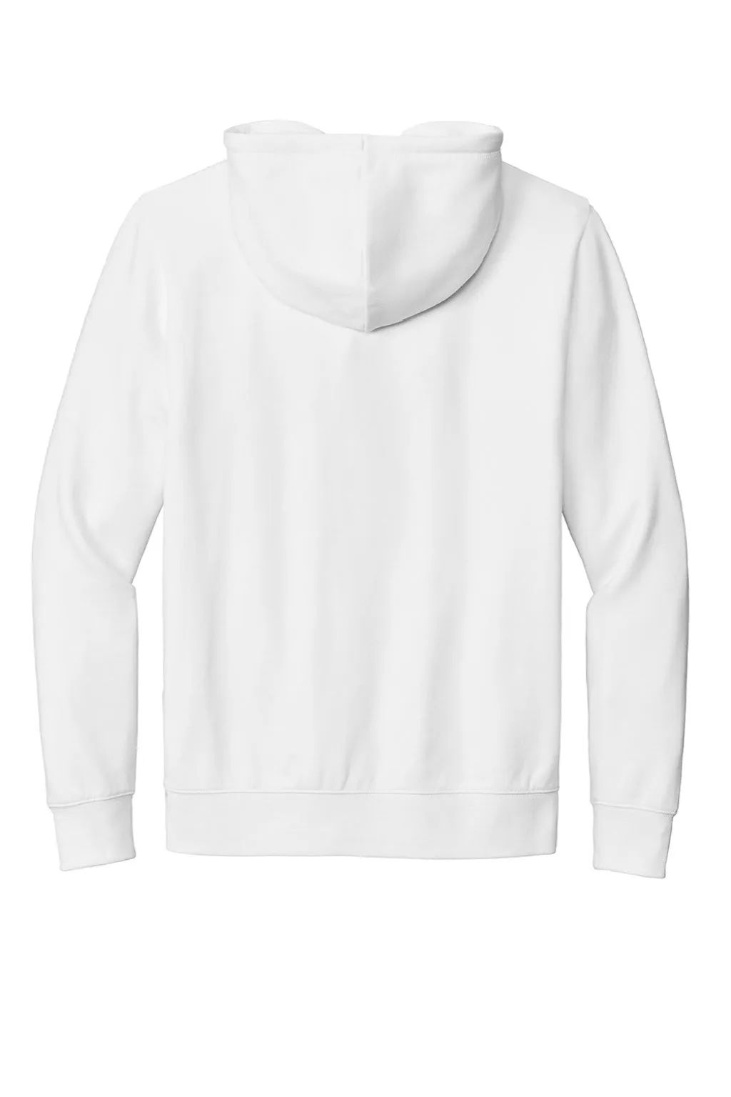 New Era Herren Comeback Fleece Kapuzenpullover Hoodie mit Kangaroo-Tasche - Weiß