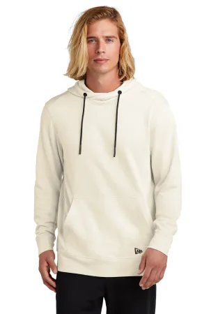New Era Herren Fleece Kapuzenpullover mit Kangaroo-Tasche - Weiches Beige