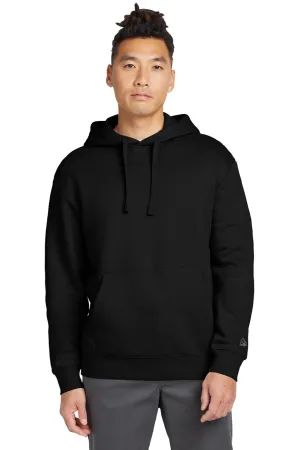New Era Herren Heritage Fleece Kapuzenpullover mit Kangaroo-Tasche - Schwarz