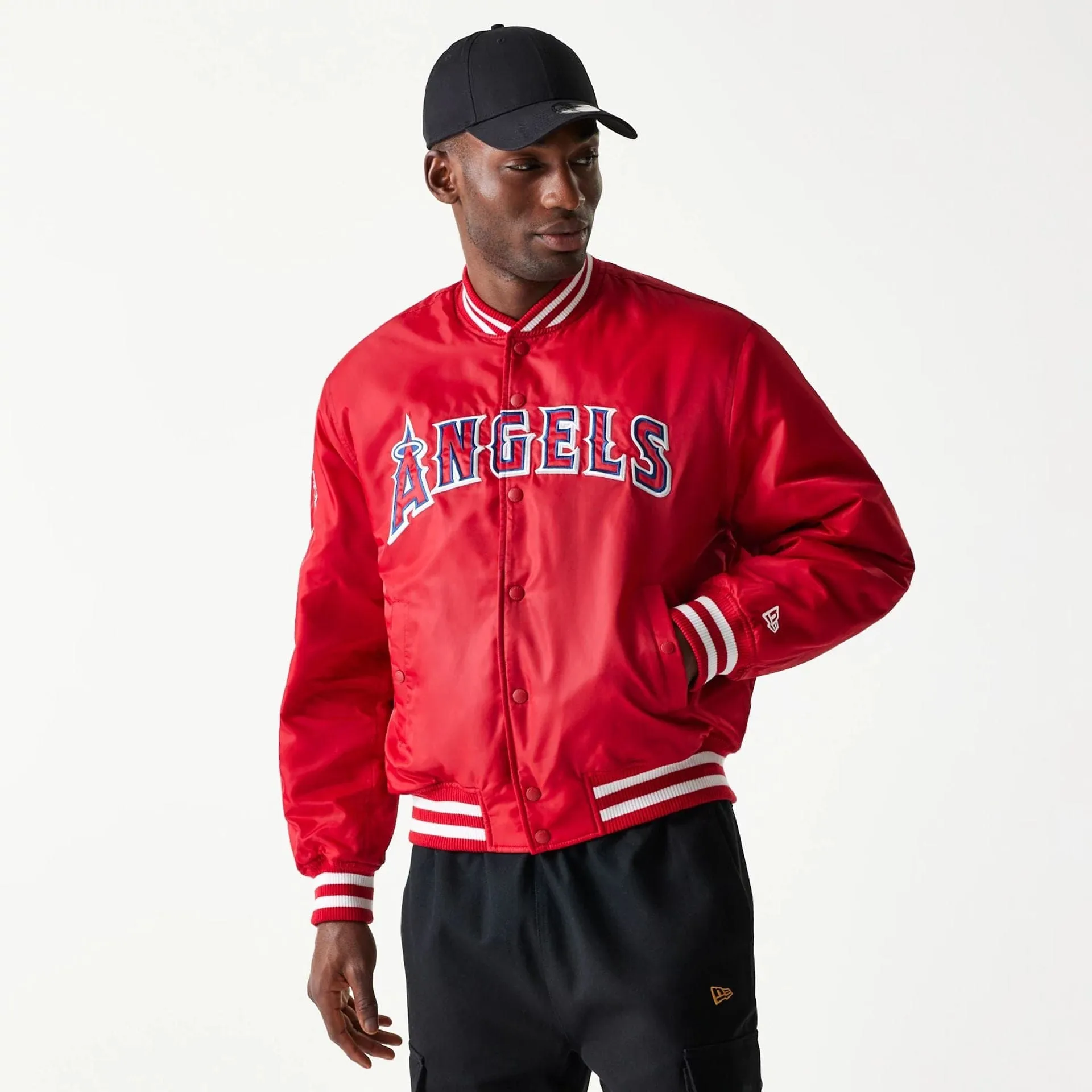 New Era Sportjacken & Mäntel LA Angels MLB Stadion Rote Jacke