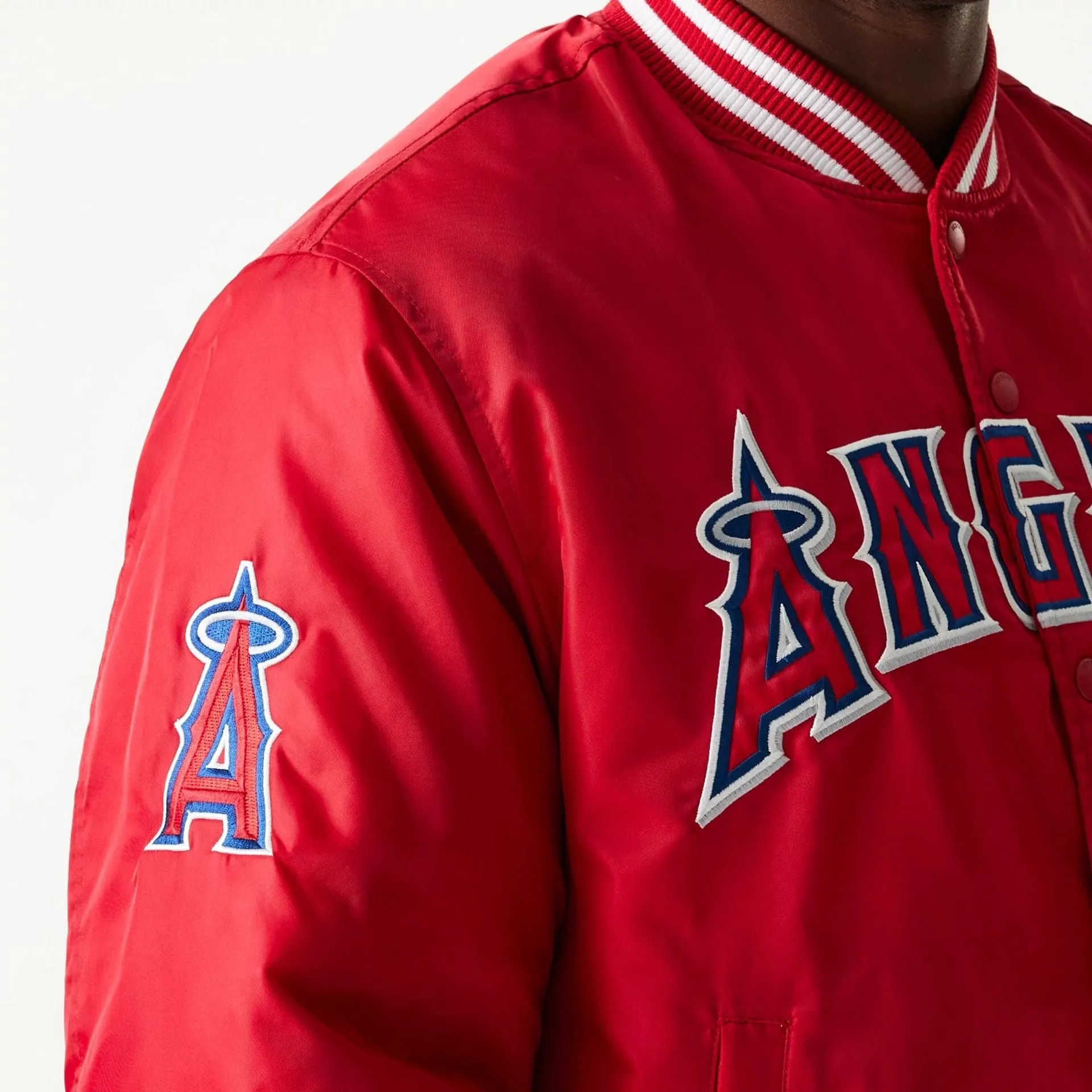 New Era Sportjacken & Mäntel LA Angels MLB Stadion Rote Jacke