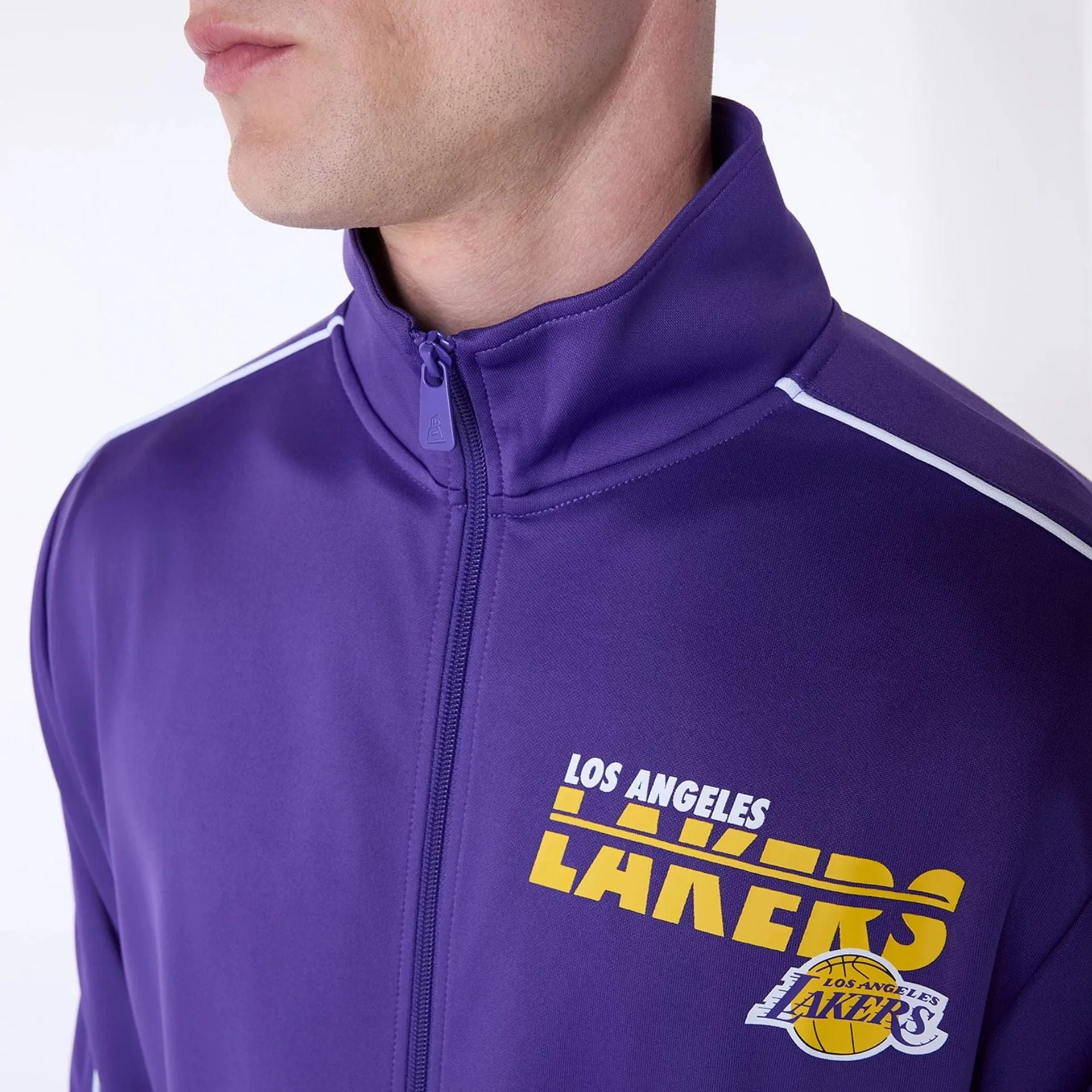 New Era Sportjacken & Mäntel LA Lakers NBA Track Top Lila Jacke