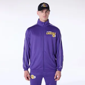 New Era Sportjacken & Mäntel LA Lakers NBA Track Top Lila Jacke