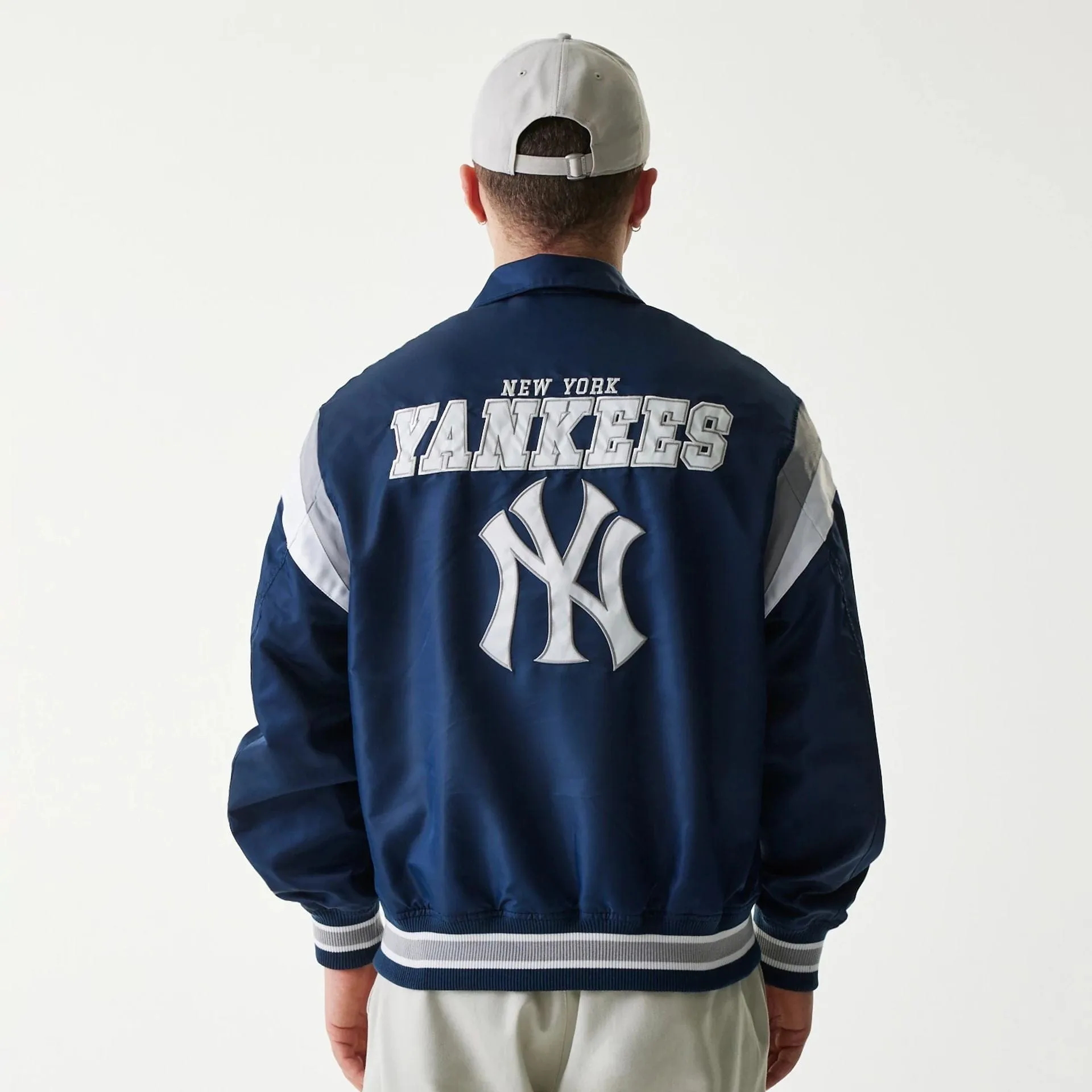 New Era Sportjacken & Mäntel New York Yankees MLB Retro Stadion Marineblau Jacke