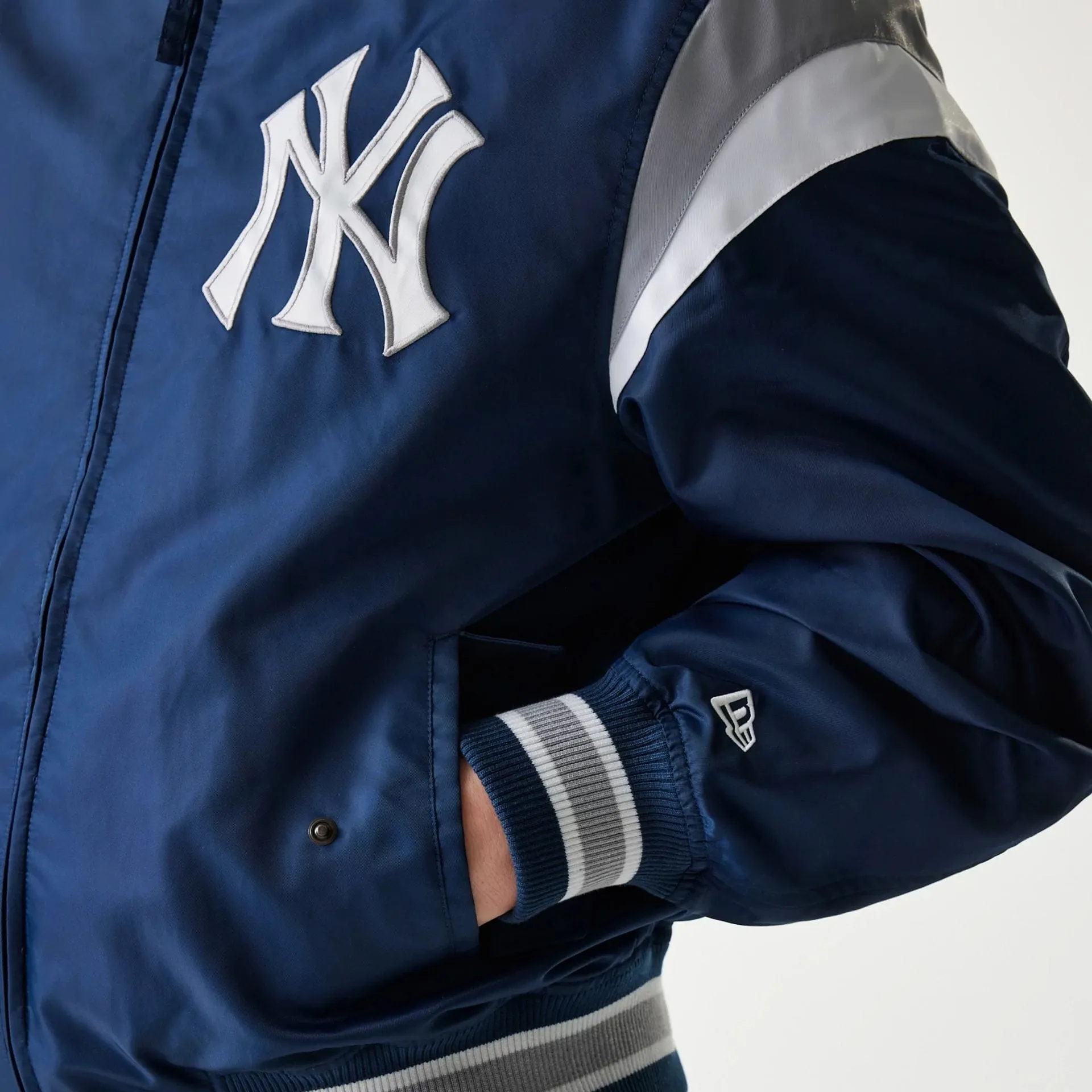 New Era Sportjacken & Mäntel New York Yankees MLB Retro Stadion Marineblau Jacke